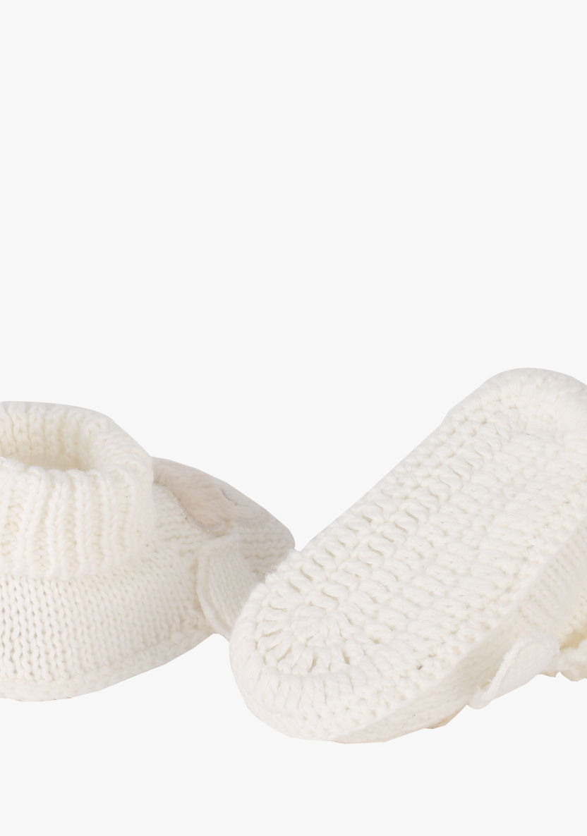 Juniors Textured Booties with Ear Detail-Booties-image-3