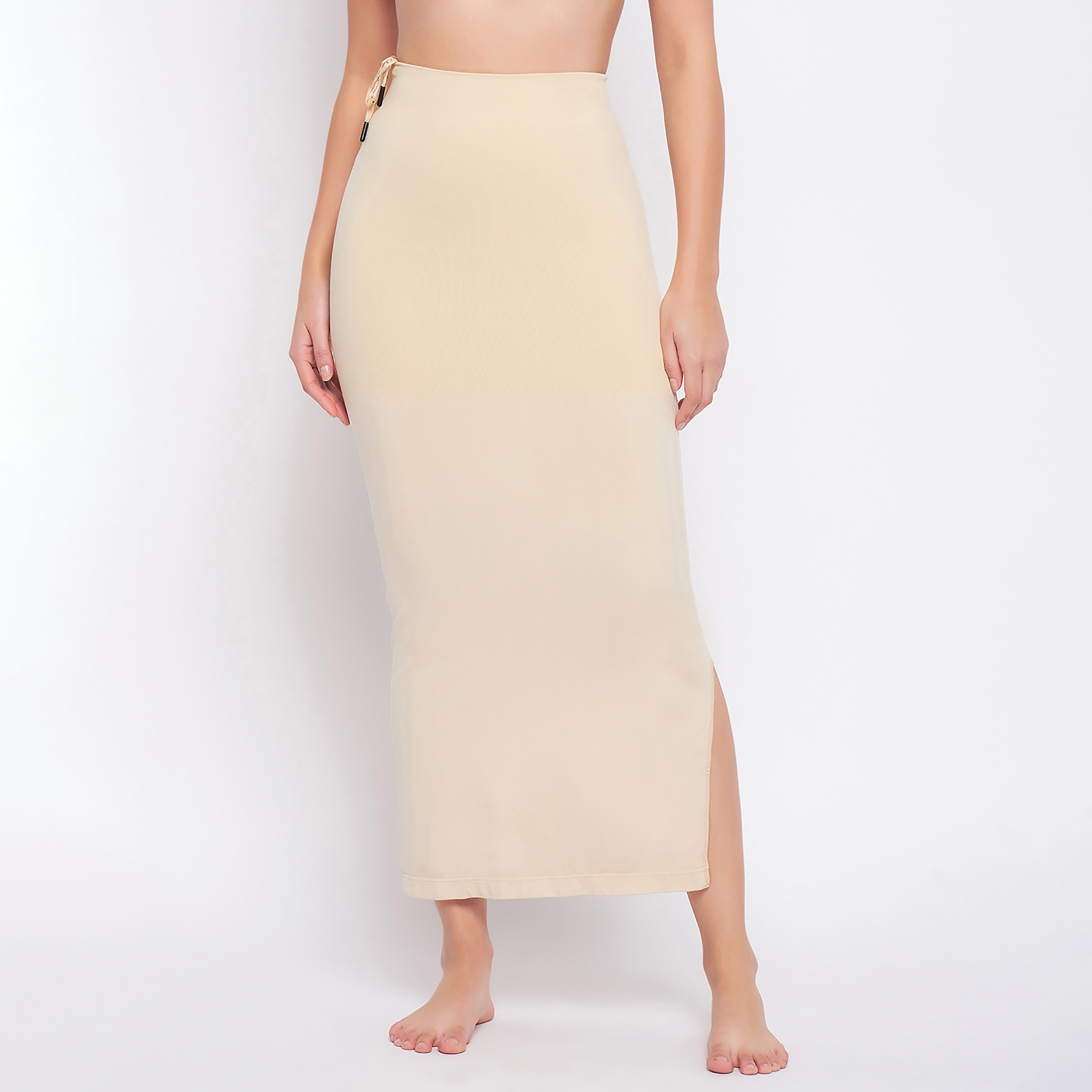 Clovia Saree Women's Shapewear with Drawstring in Skin Colour-women-clothing-lingerie-shapewear-image-1