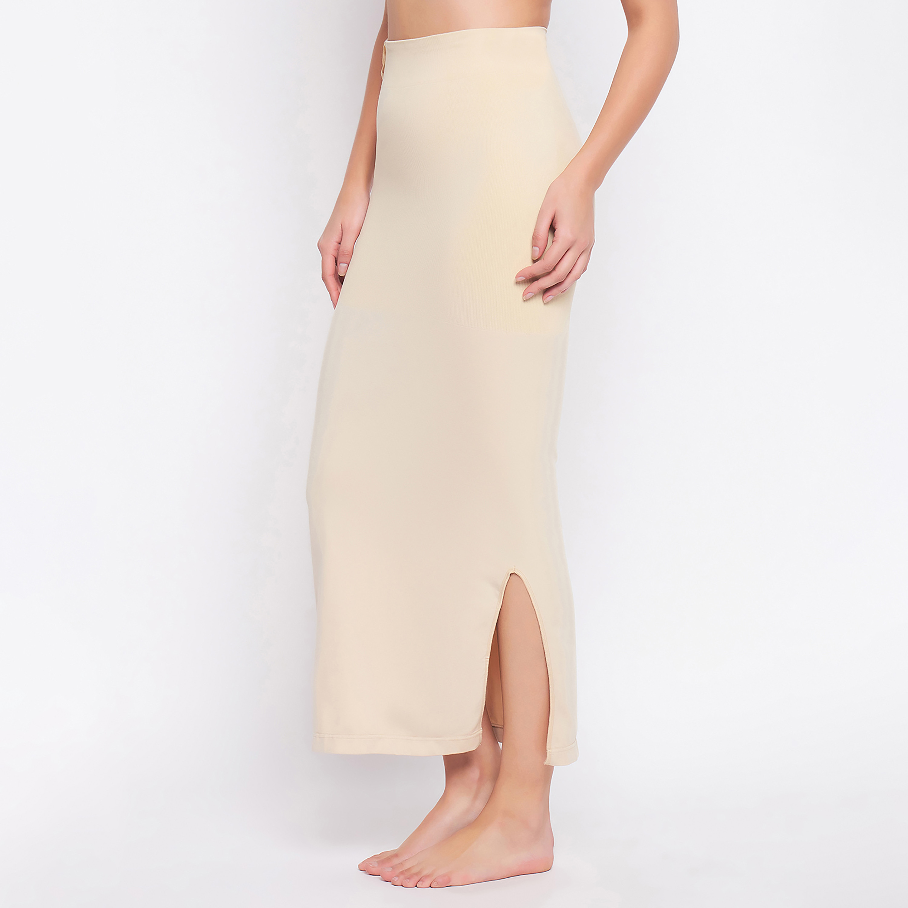 Clovia Saree Women's Shapewear with Drawstring in Skin Colour-women-clothing-lingerie-shapewear-image-2