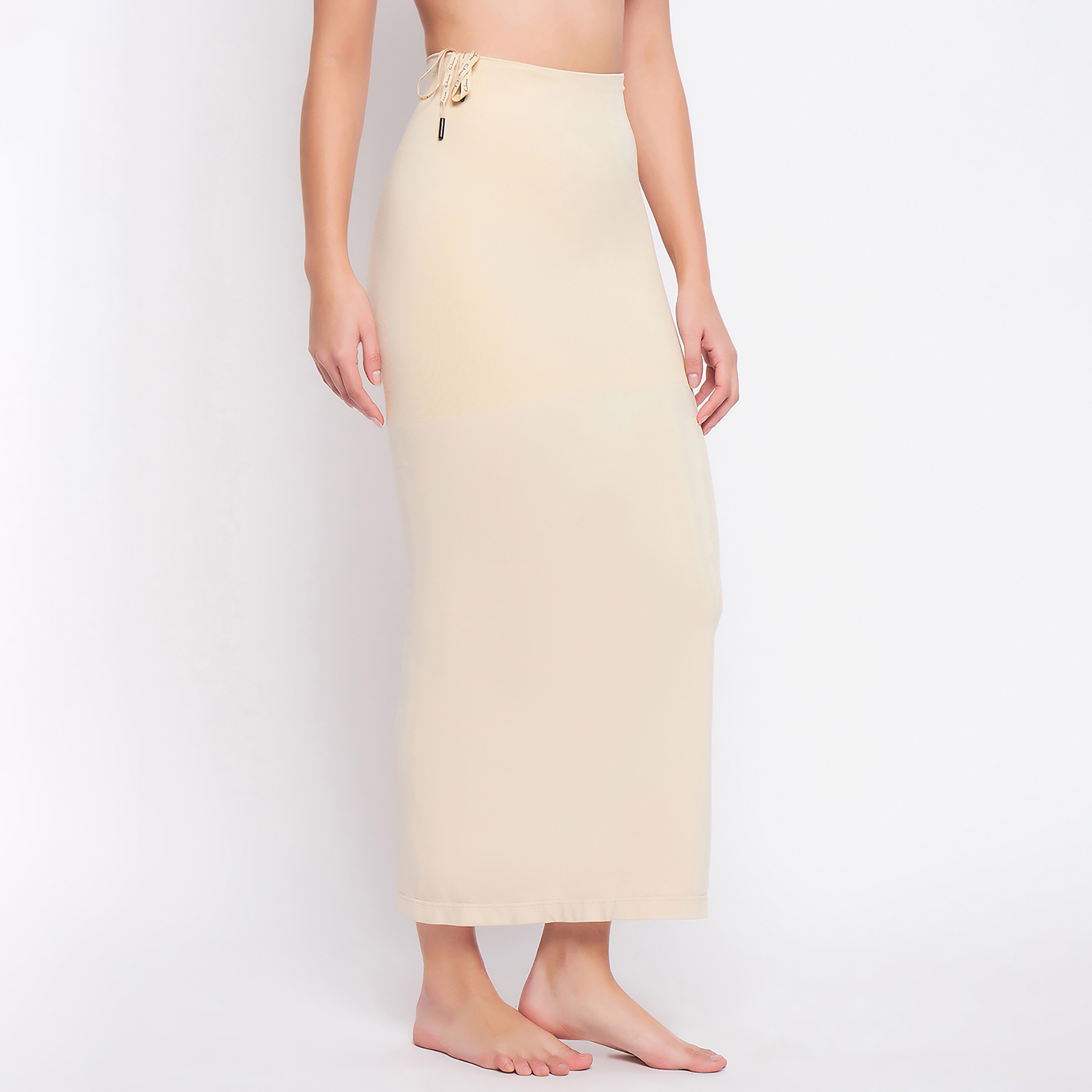Clovia Saree Women's Shapewear with Drawstring in Skin Colour-women-clothing-lingerie-shapewear-image-3