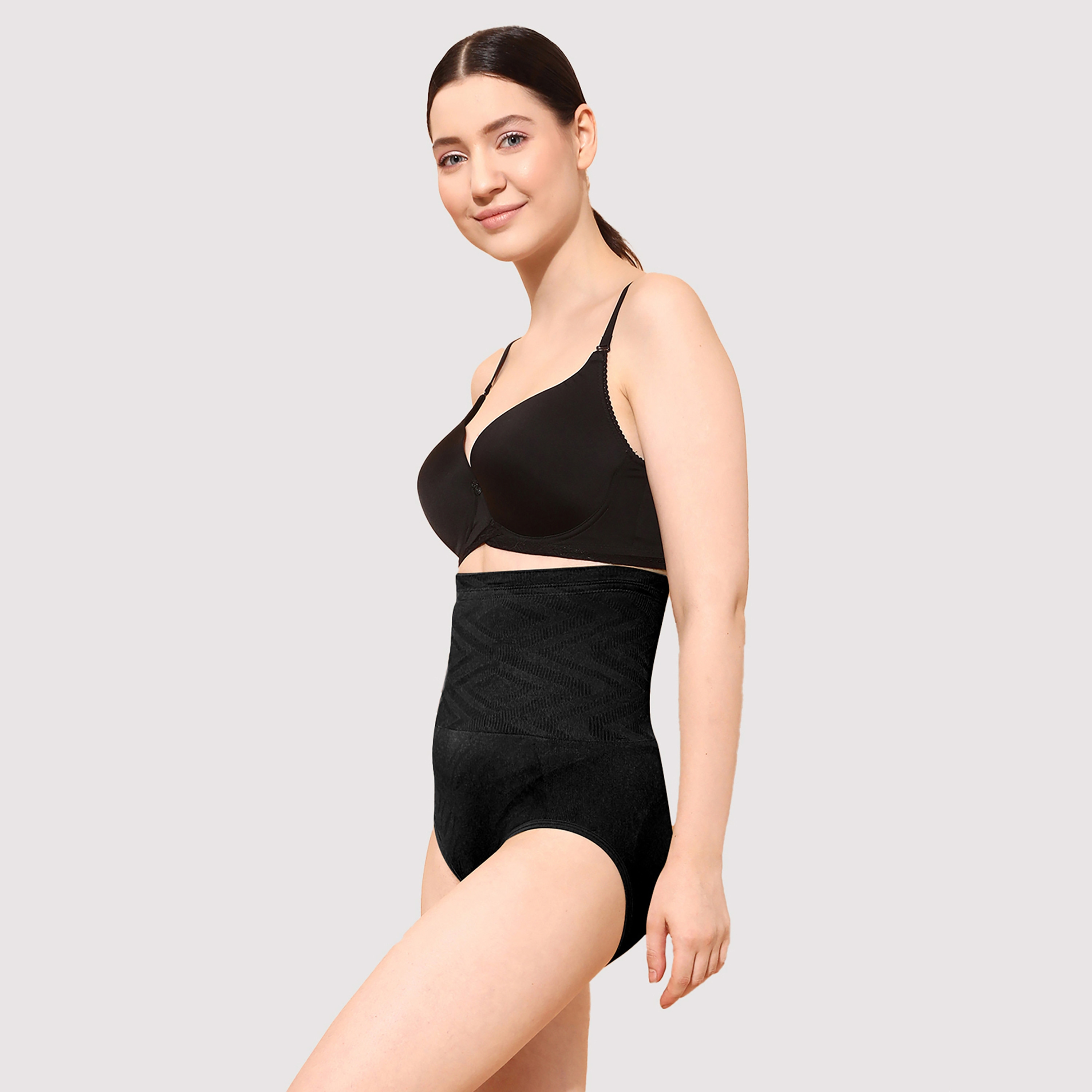 مشد بطن نسائي مع مقابض سيليكون من كلوفيا-women-clothing-lingerie-shapewear-image-3