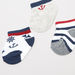 Juniors Textured Socks with Cuffed Hem - Set of 3-Socks-thumbnail-2