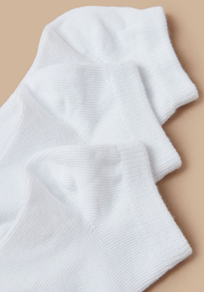 Juniors Textured Socks with Cuffed Hem - Set of 3