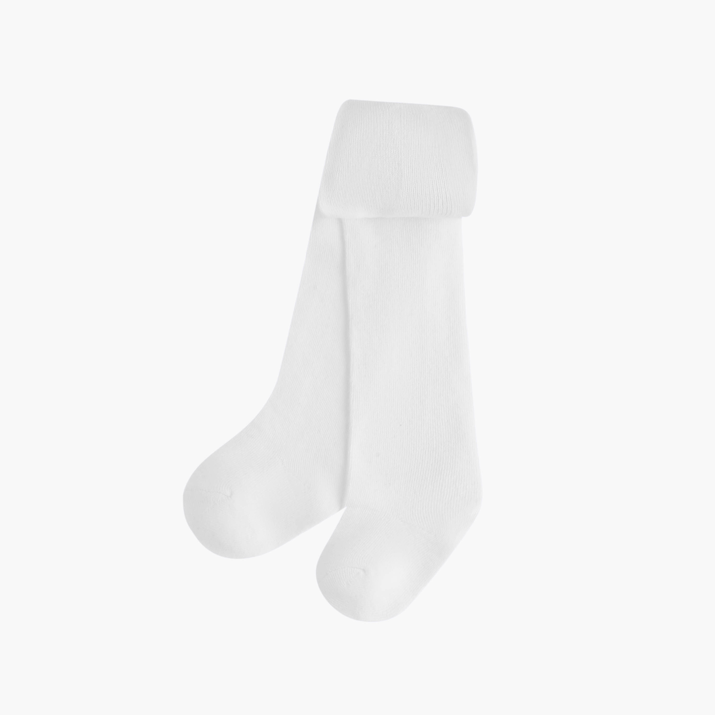 Juniors Solid Tights with Elasticised Waistband - Pack of 3-baby-girls-accessories-socks-image-2