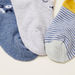 Juniors Printed Socks with Cuffed Hem - Set of 3-Socks-thumbnailMobile-3