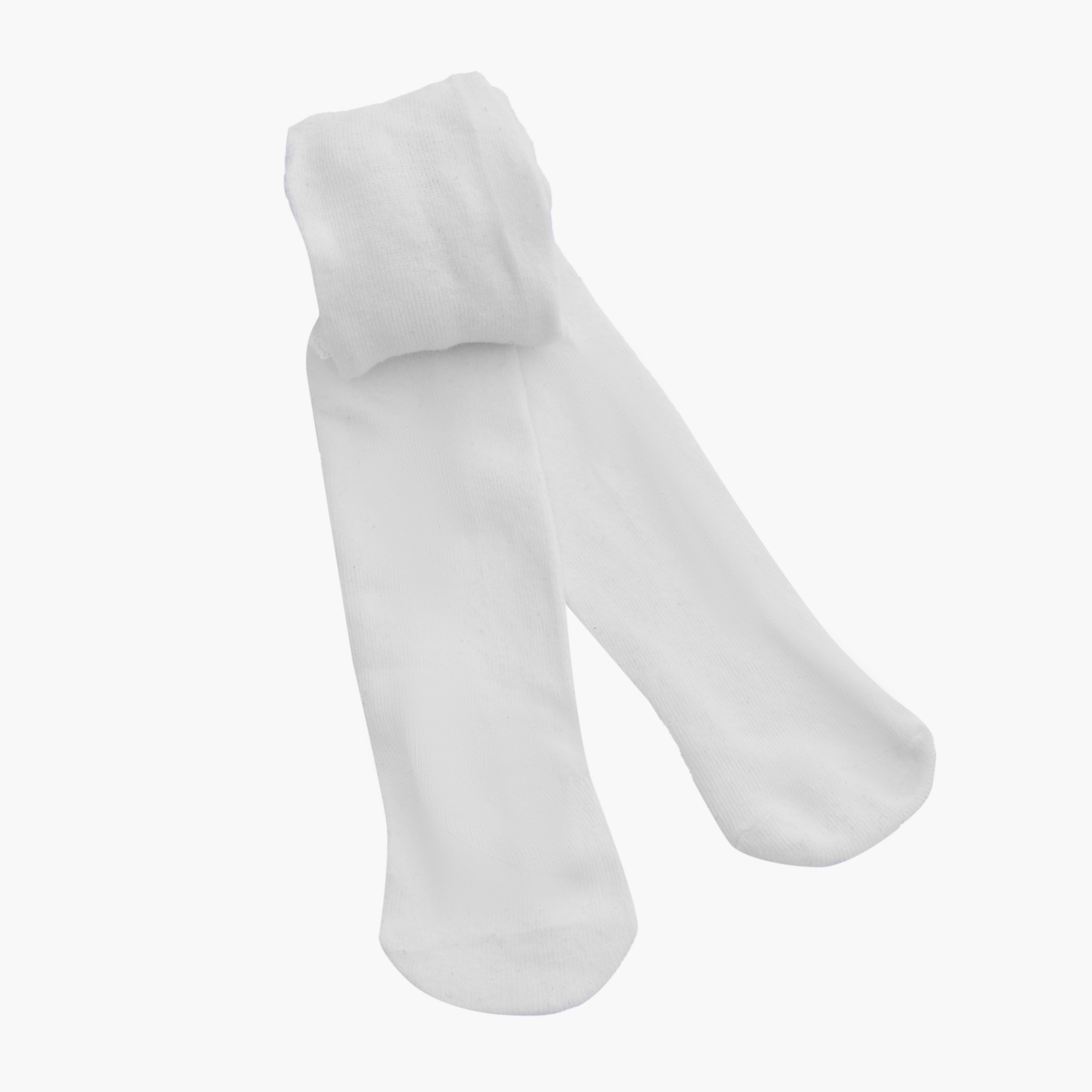 Juniors Solid Tights with Frill Detail and Elasticated Waistband - Set of 2-baby-girls-clothing-multipacks-image-5