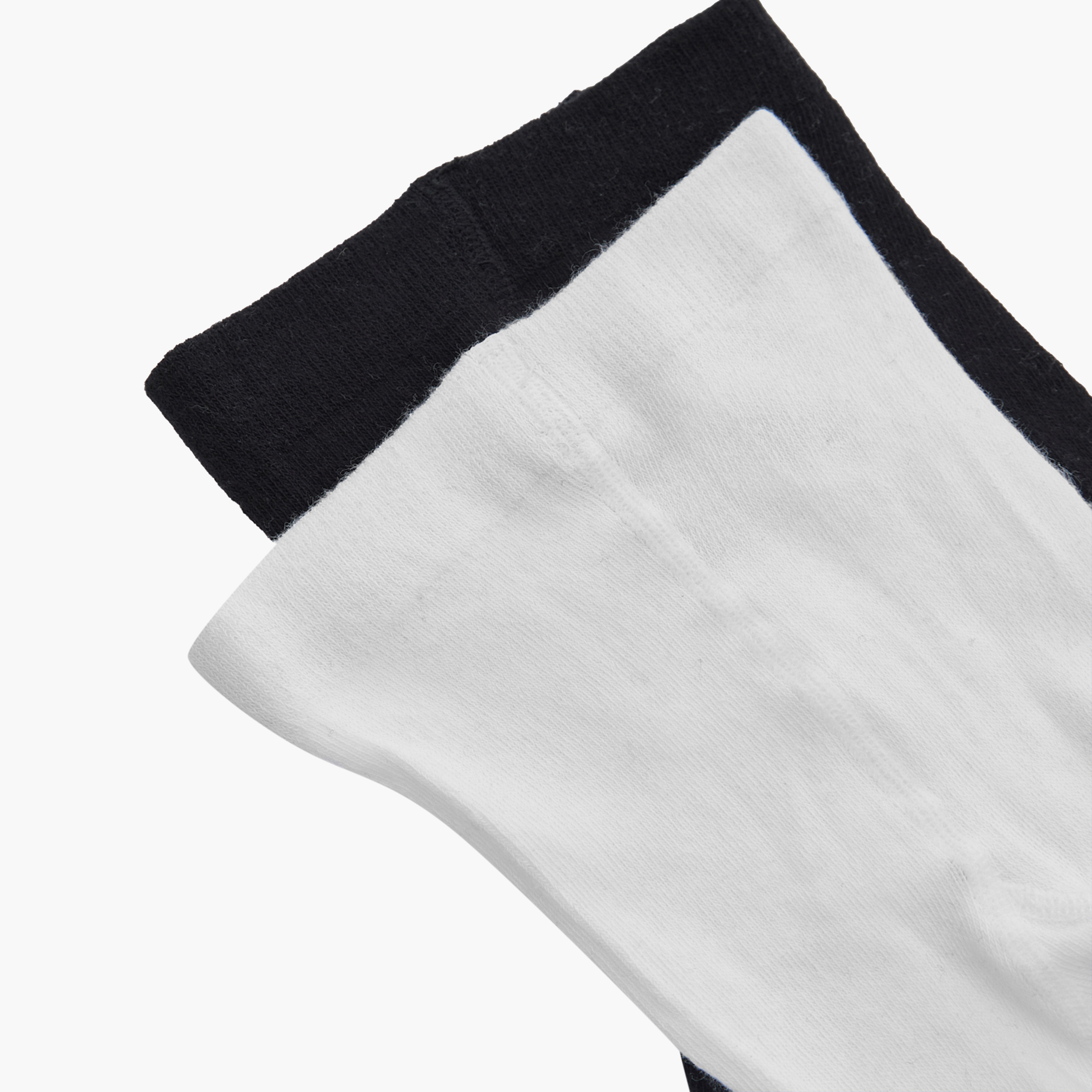 Juniors Solid Tights with Frill Detail and Elasticated Waistband - Set of 2-baby-girls-clothing-multipacks-image-7