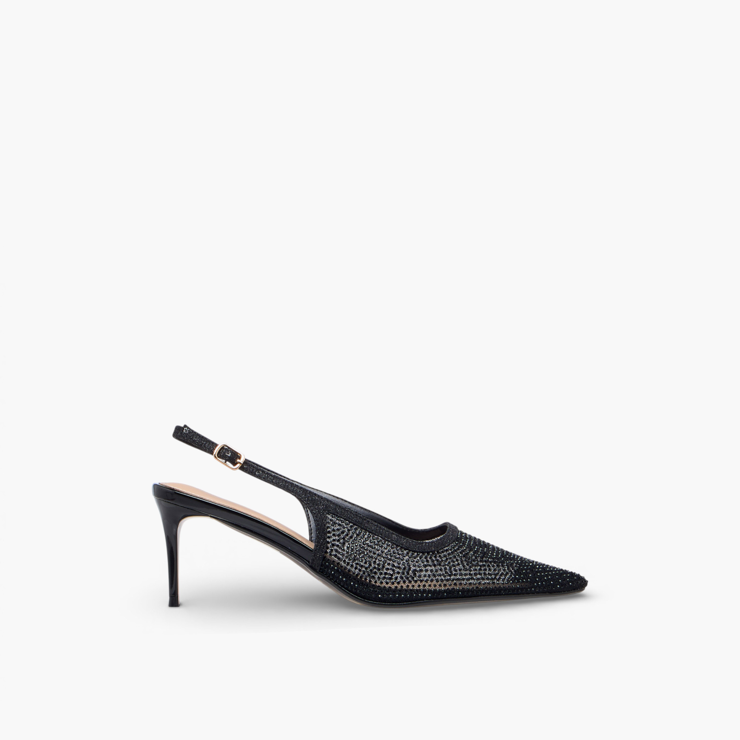 حذاء شبكي بكعب وزينة للنساء من فلورا بيلا-women-shoes-heels-image-3