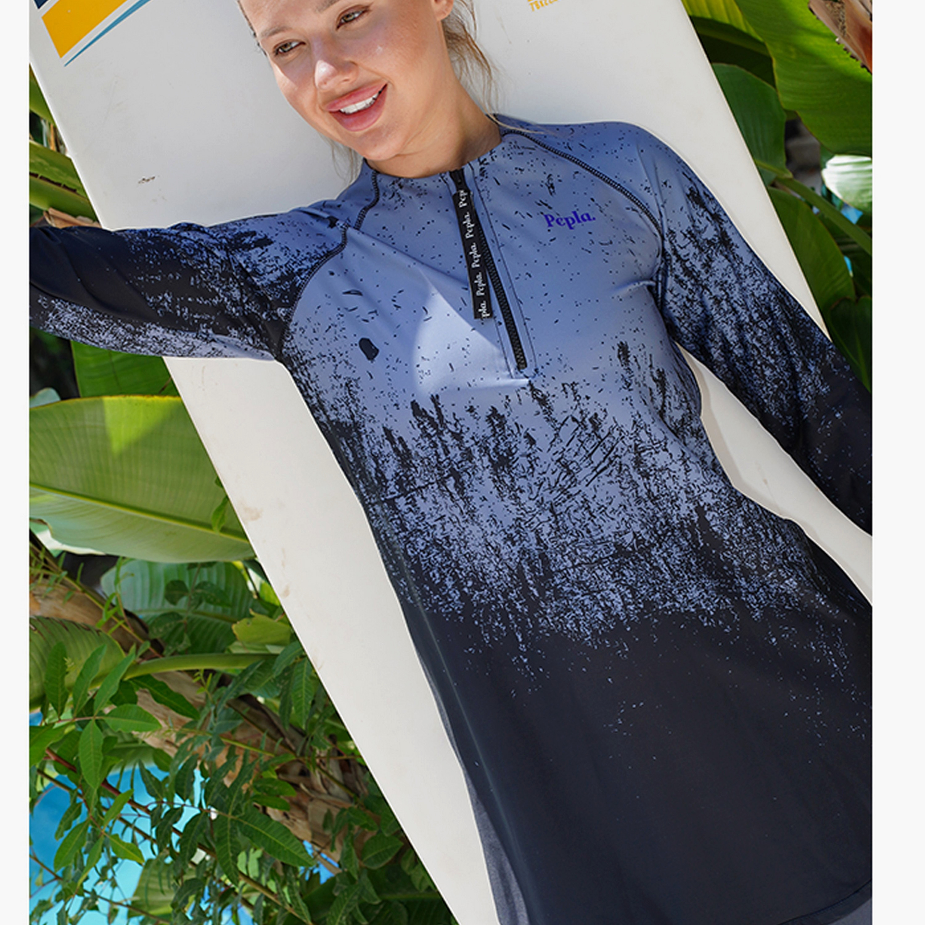 Pepla Women's Printed Long Swim Rashguard-women-clothing-swimandbeach-swimsuits-image-3