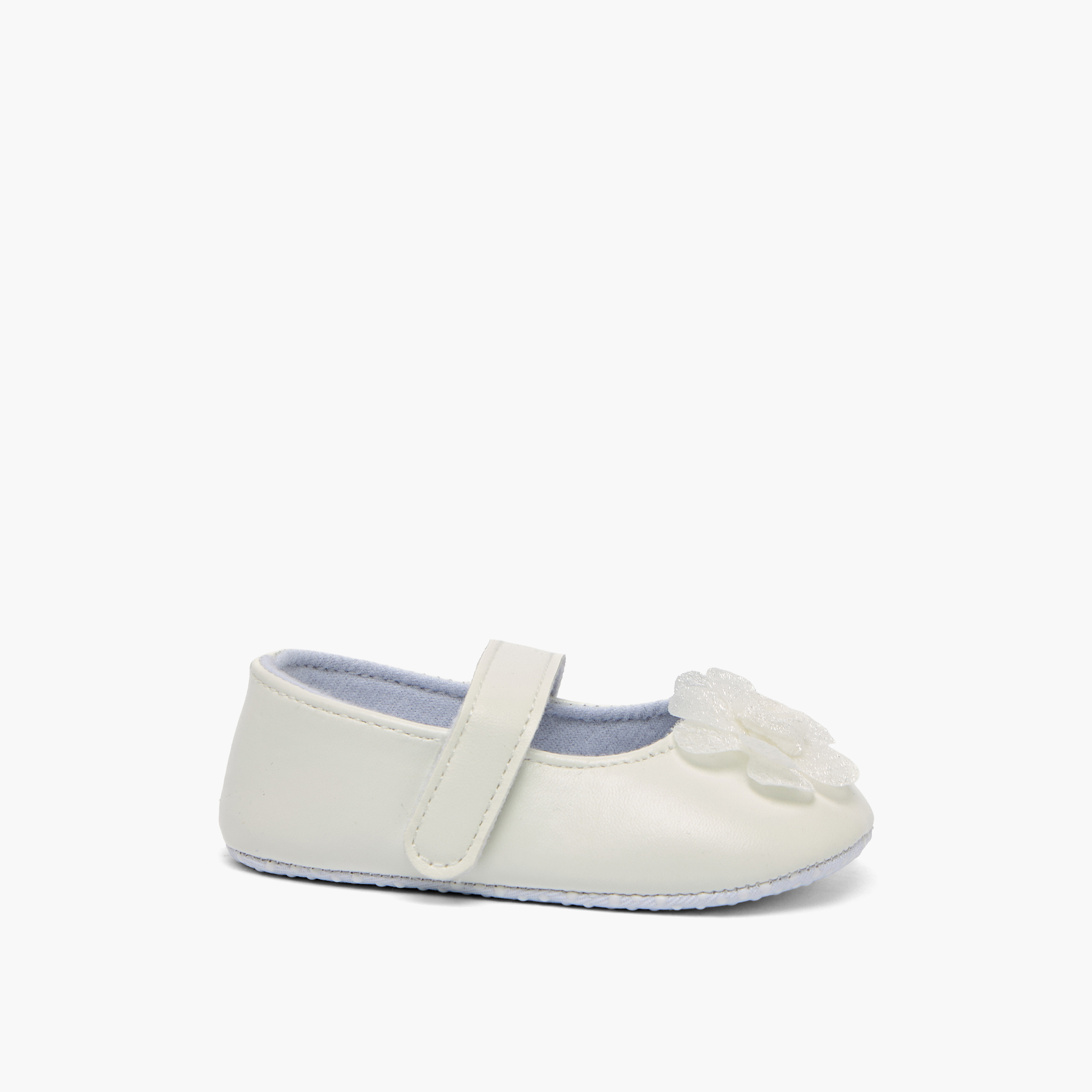Juniors Floral Applique Mary Jane Shoes with Headband-baby-girls-accessories-hairaccessories-image-4
