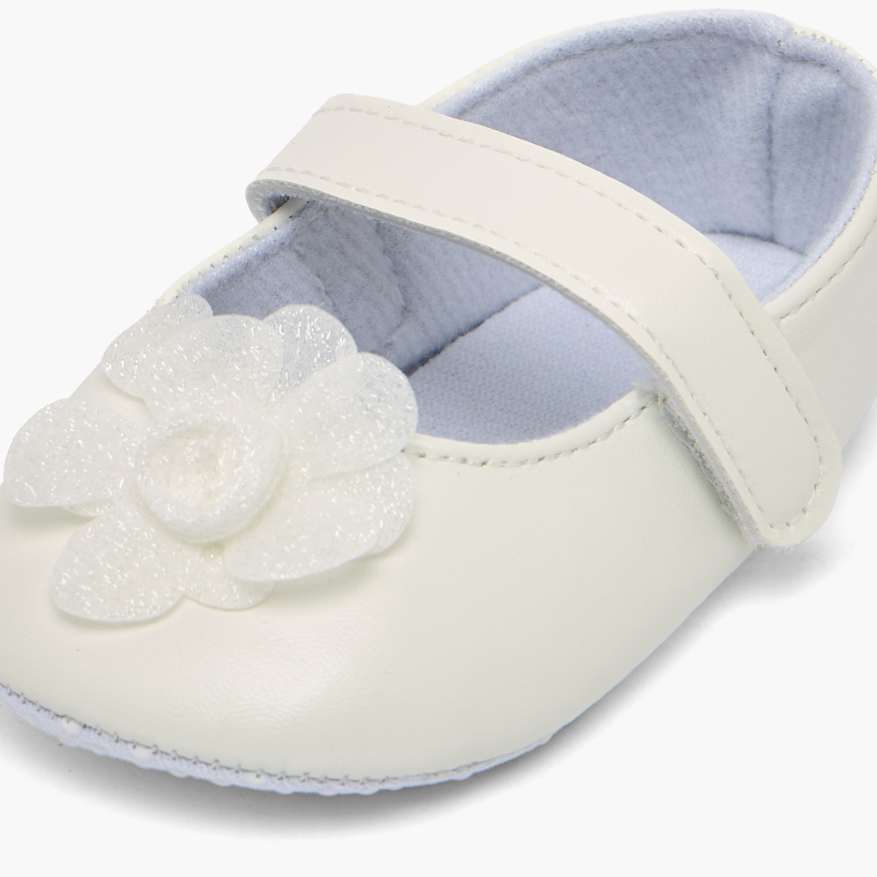 Juniors Floral Applique Mary Jane Shoes with Headband-baby-girls-accessories-hairaccessories-image-5