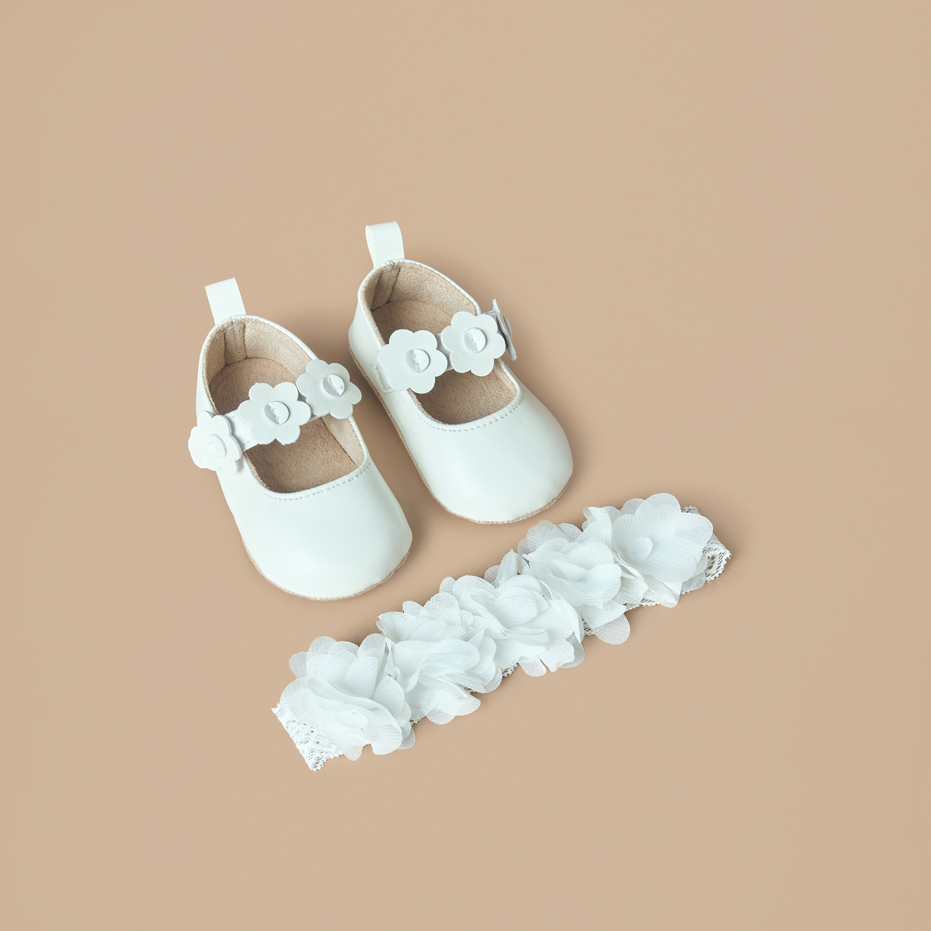 Juniors Flower Applique Booties and Headband Set-baby-girls-accessories-hairaccessories-image-1