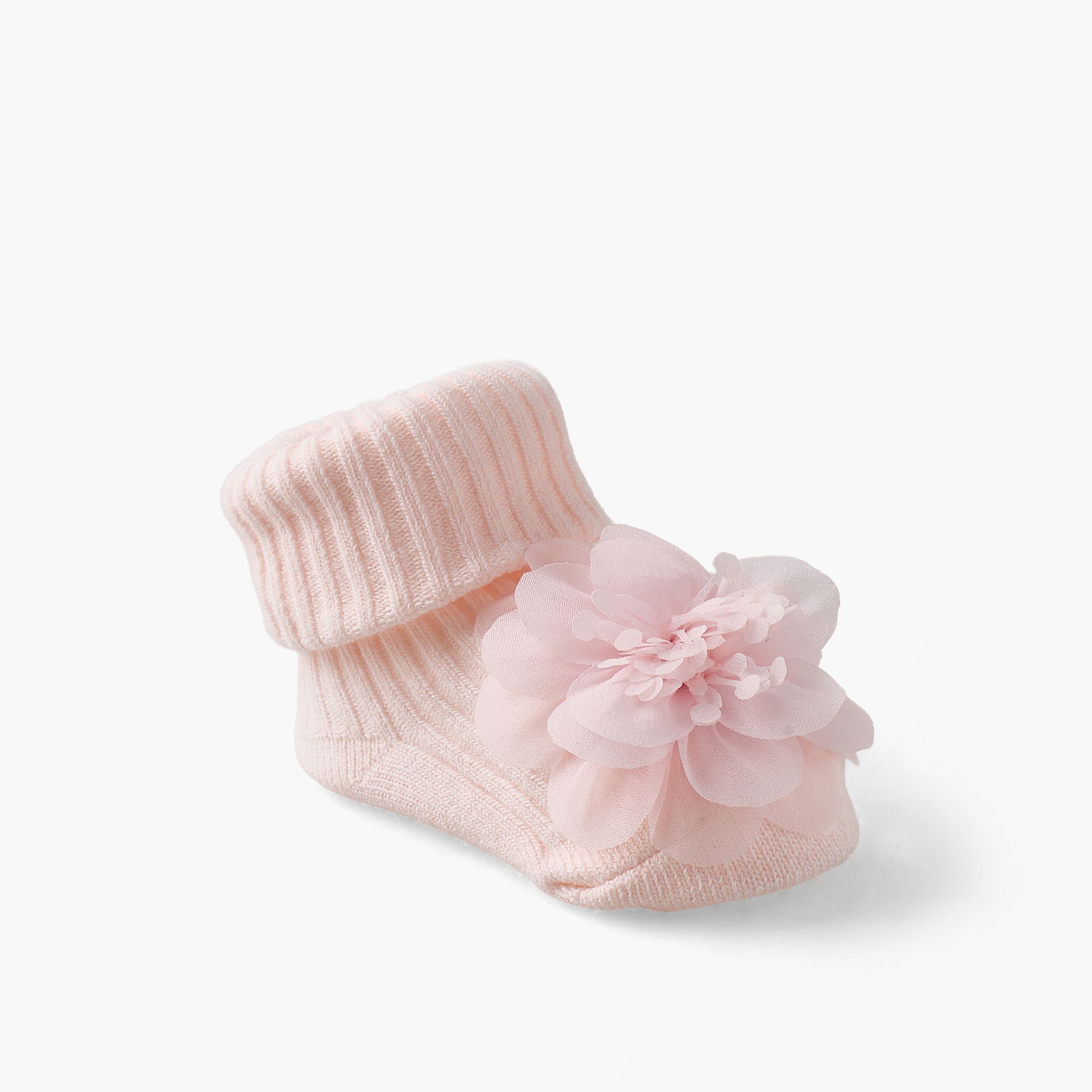 Set of 2 Juniors Baby Booties with Headband-baby-girls-accessories-hairaccessories-image-2