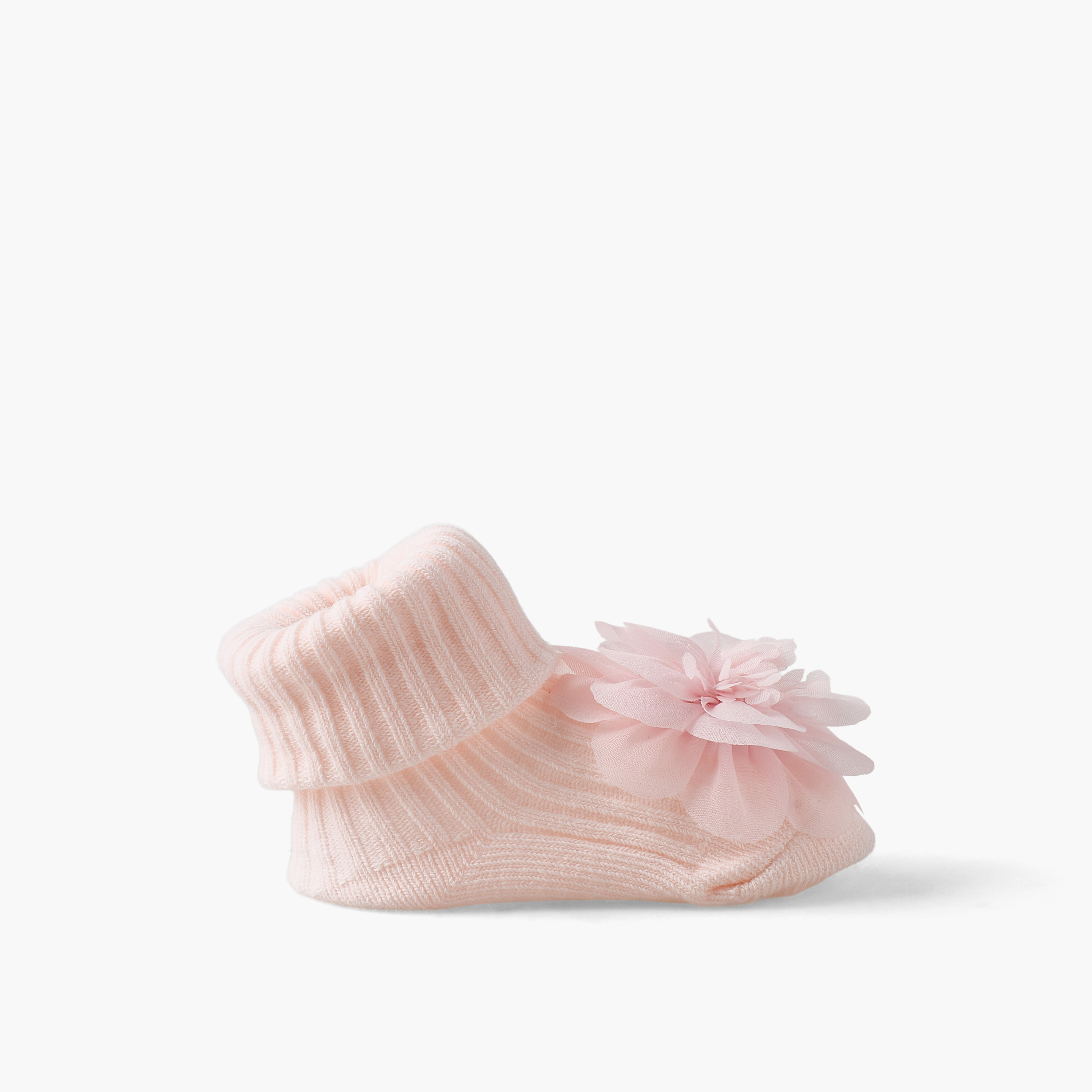 Set of 2 Juniors Baby Booties with Headband-baby-girls-accessories-hairaccessories-image-3