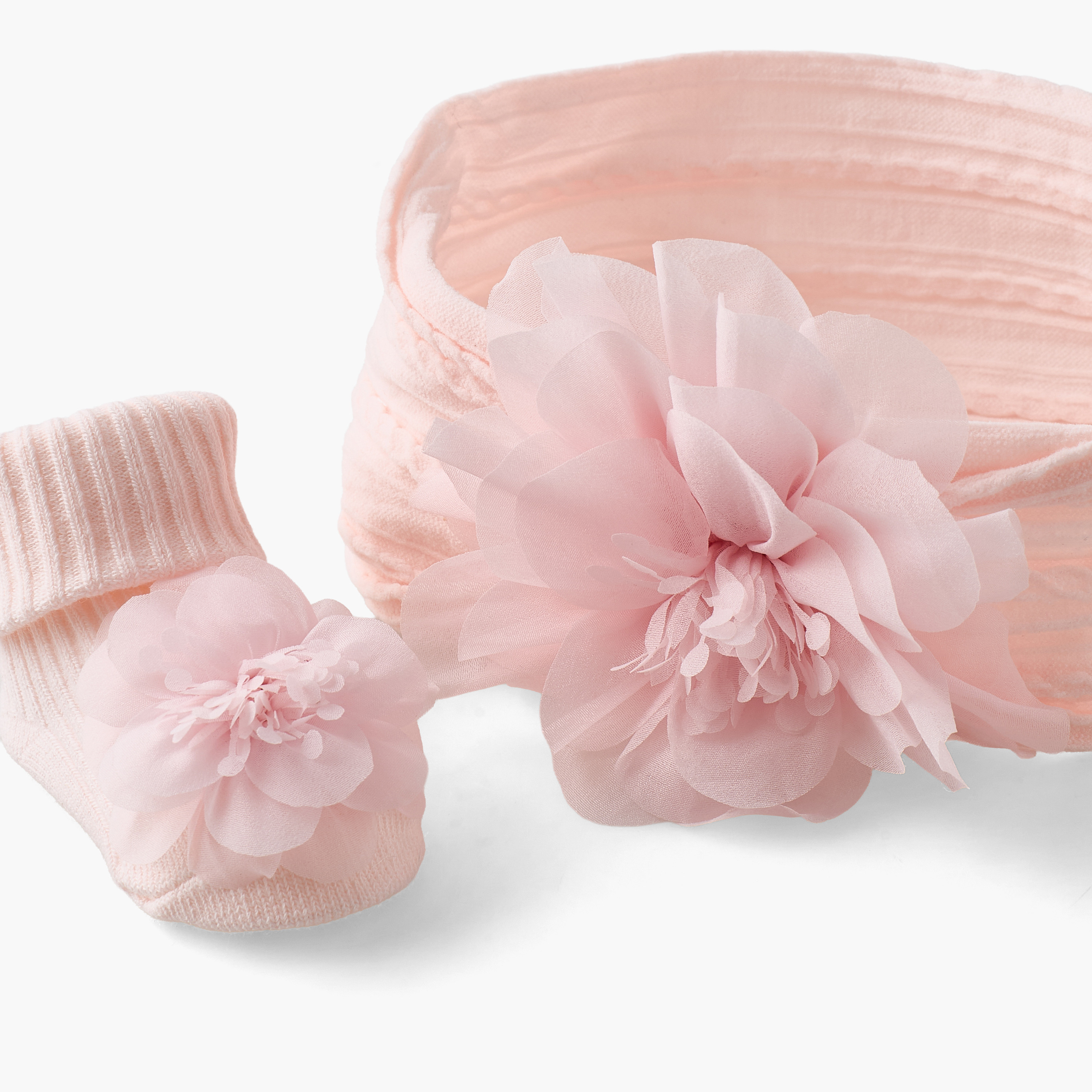 Set of 2 Juniors Baby Booties with Headband-baby-girls-accessories-hairaccessories-image-8