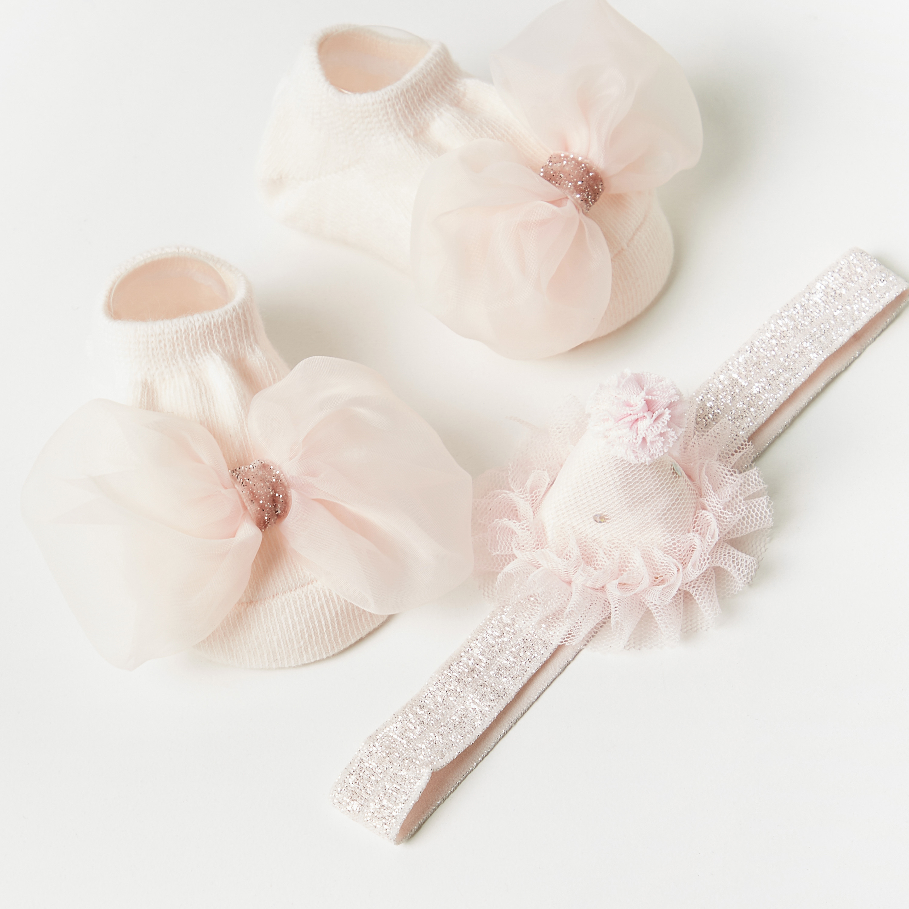 Juniors Bow Accent Booties and Headband Set-baby-girls-accessories-hairaccessories-image-4