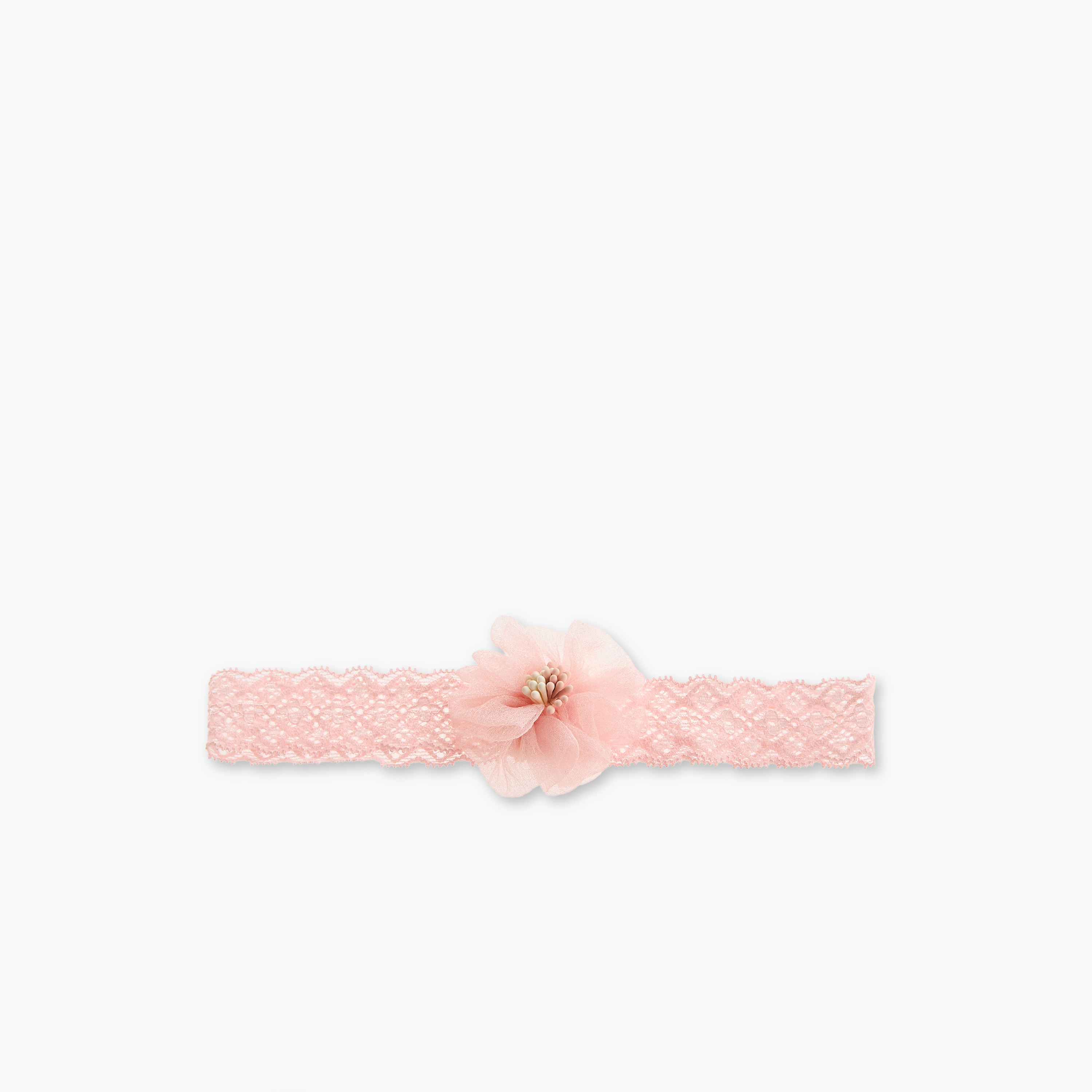 بوت وشريطة رأس بتزيينات زهرية من جونيورز-baby-girls-accessories-hairaccessories-image-7