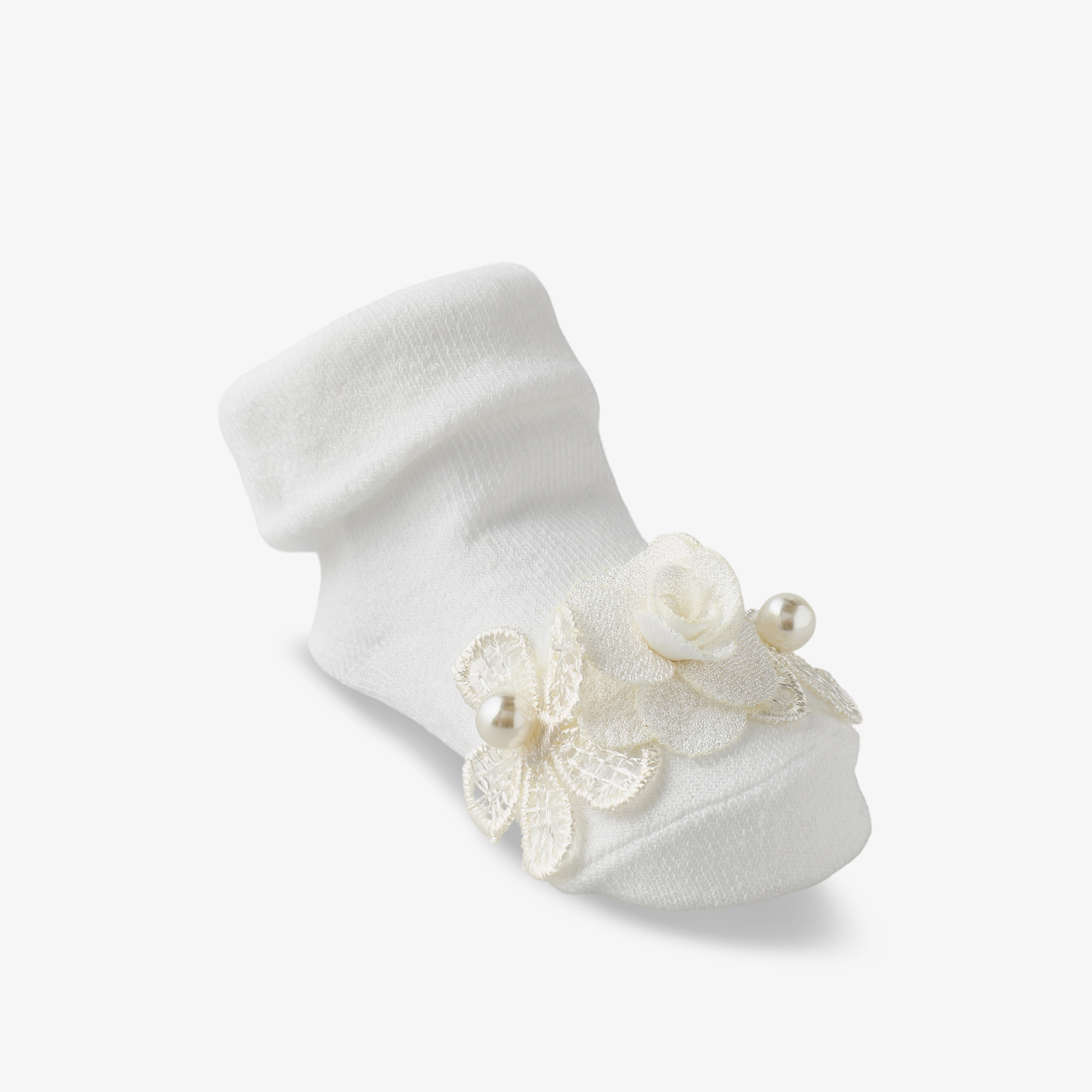 Set of 2 Juniors Baby Booties with Headband-baby-girls-accessories-hairaccessories-image-2