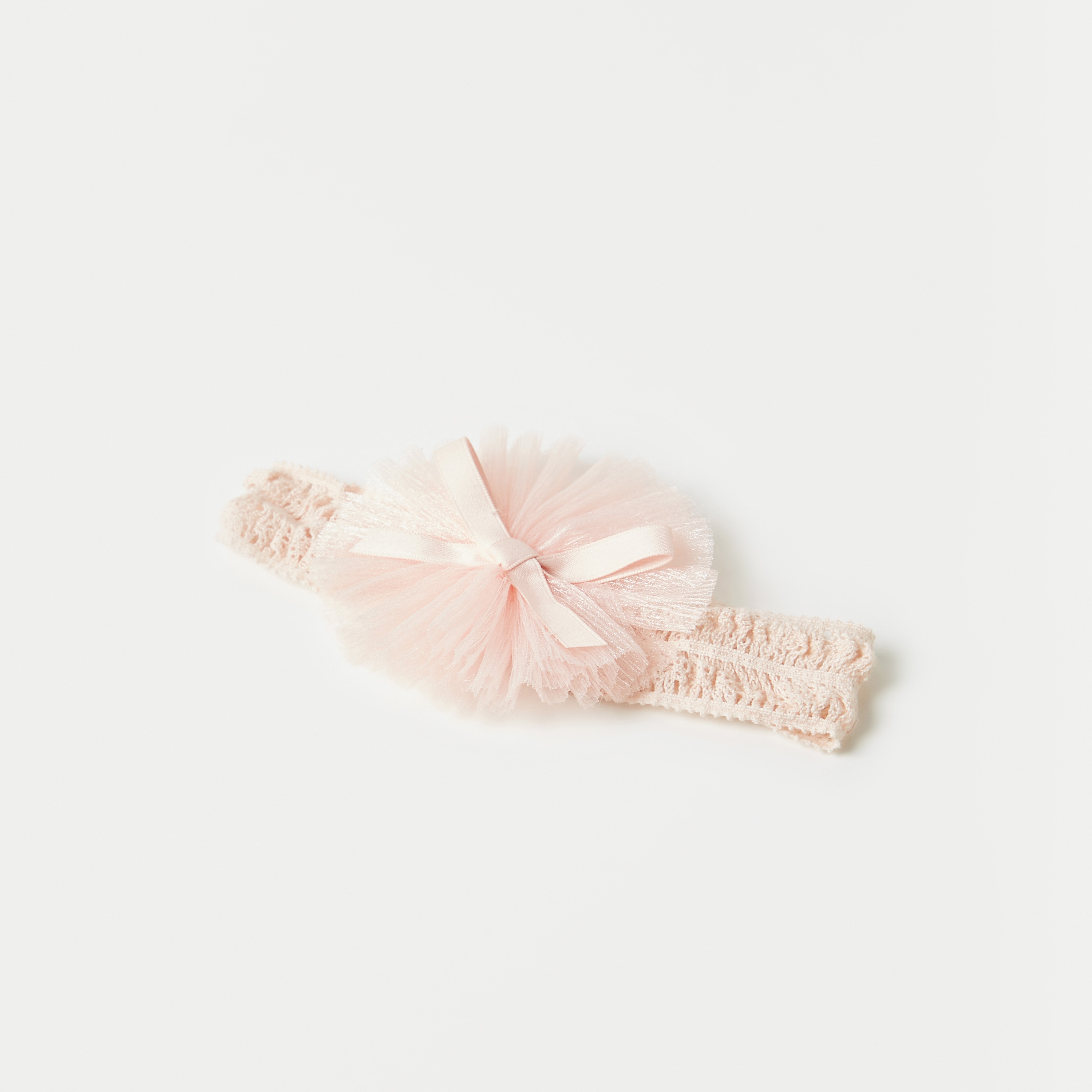 Juniors Bow Applique Booties and Elasticated Headband-baby-girls-accessories-hairaccessories-image-2