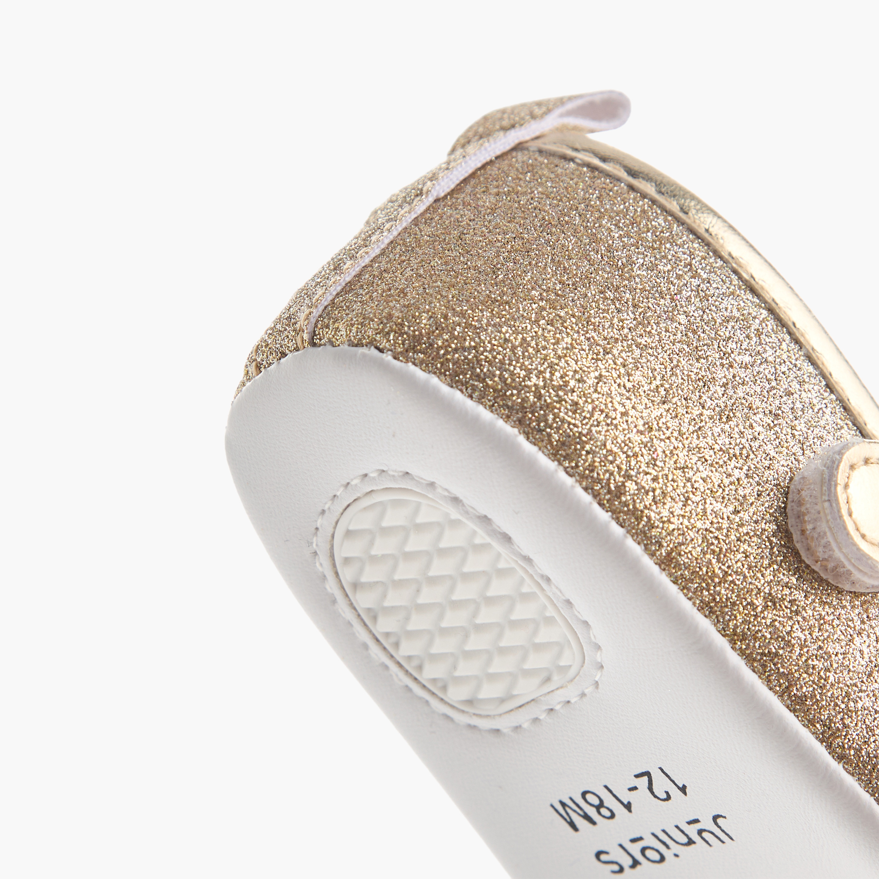 بوت وشريطة رأس بتزيينات زهرية من جونيورز-baby-girls-shoes-closedshoes-image-4