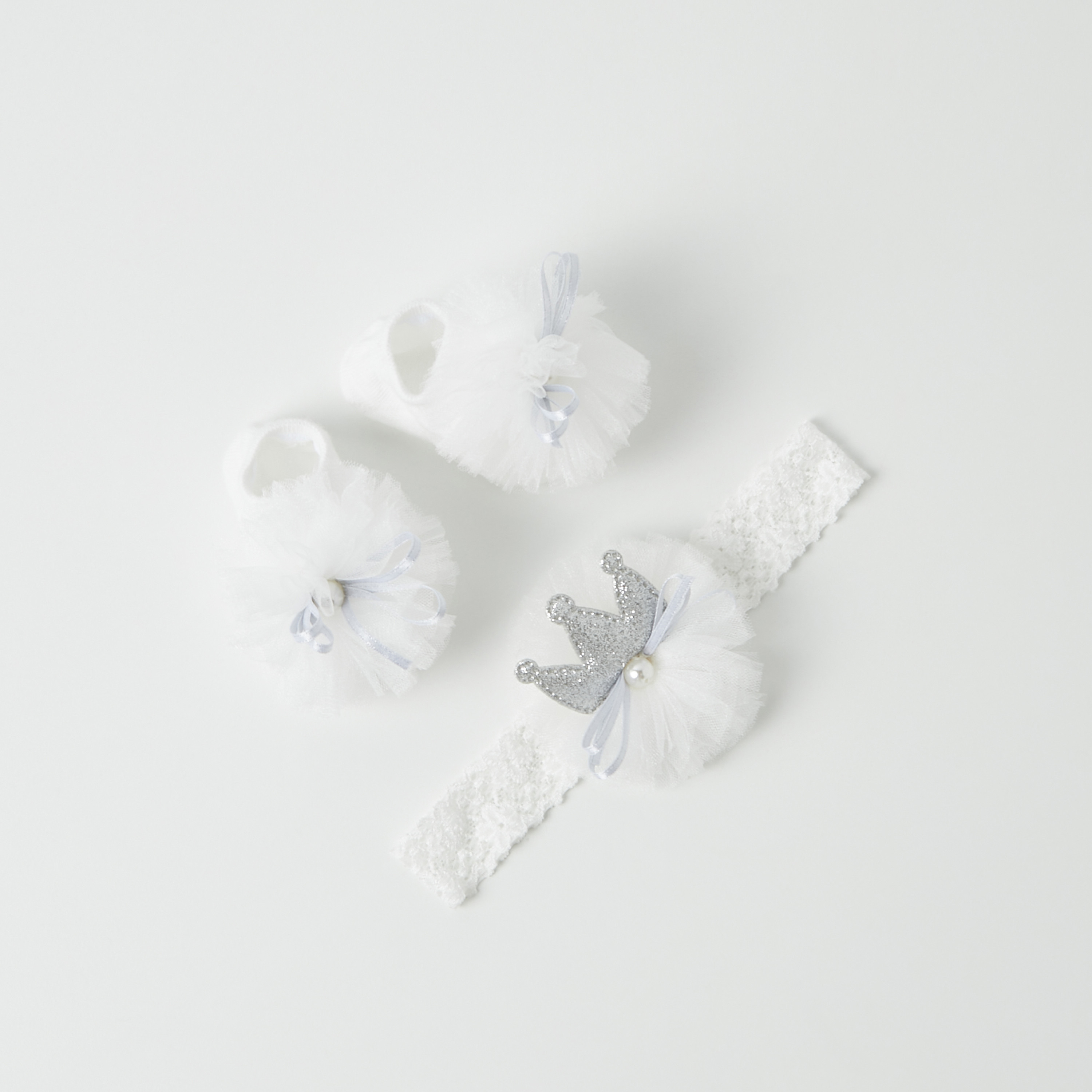 طقم شريطة رأس وبوت مزين من جونيورز-baby-girls-accessories-hairaccessories-image-4