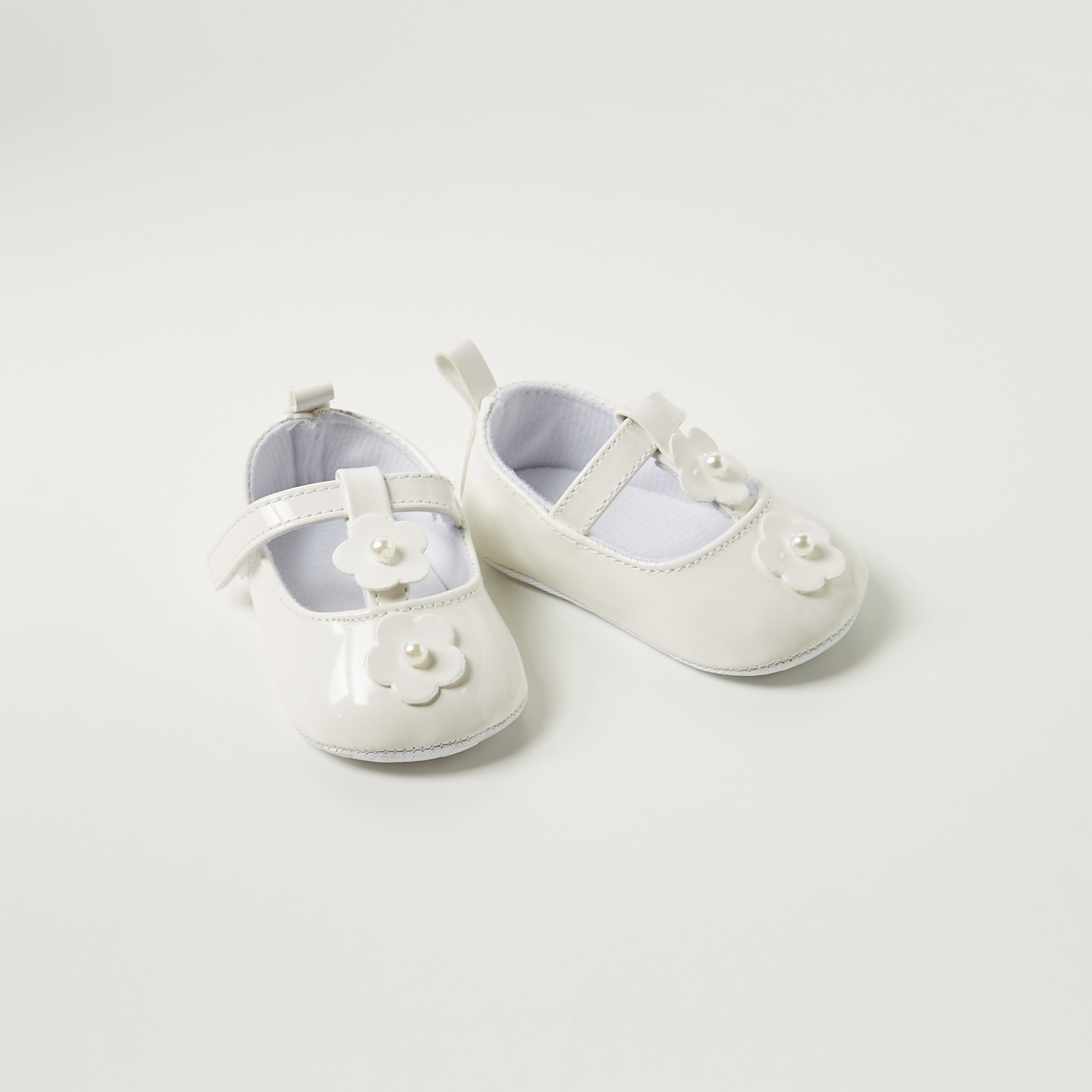 Juniors Floral Accent Booties and Headband Set-baby-girls-shoes-closedshoes-image-2