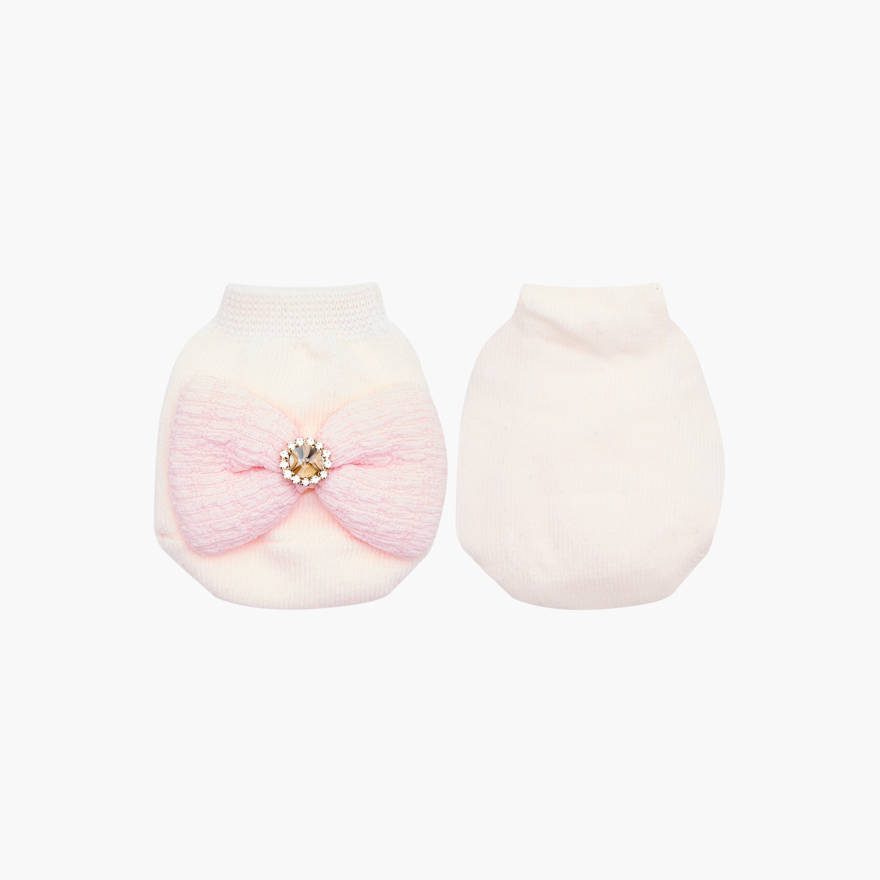Juniors Embellished Bow Detail Booties and Headband Set-baby-girls-accessories-hairaccessories-image-5