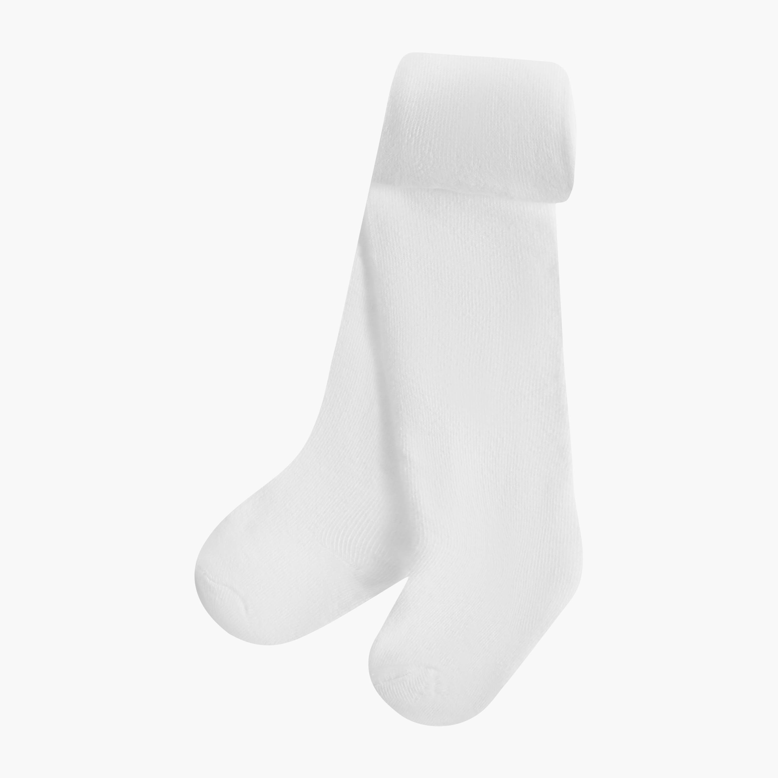 Juniors Solid Tights with Elasticated Waistband-baby-girls-accessories-socks-image-1