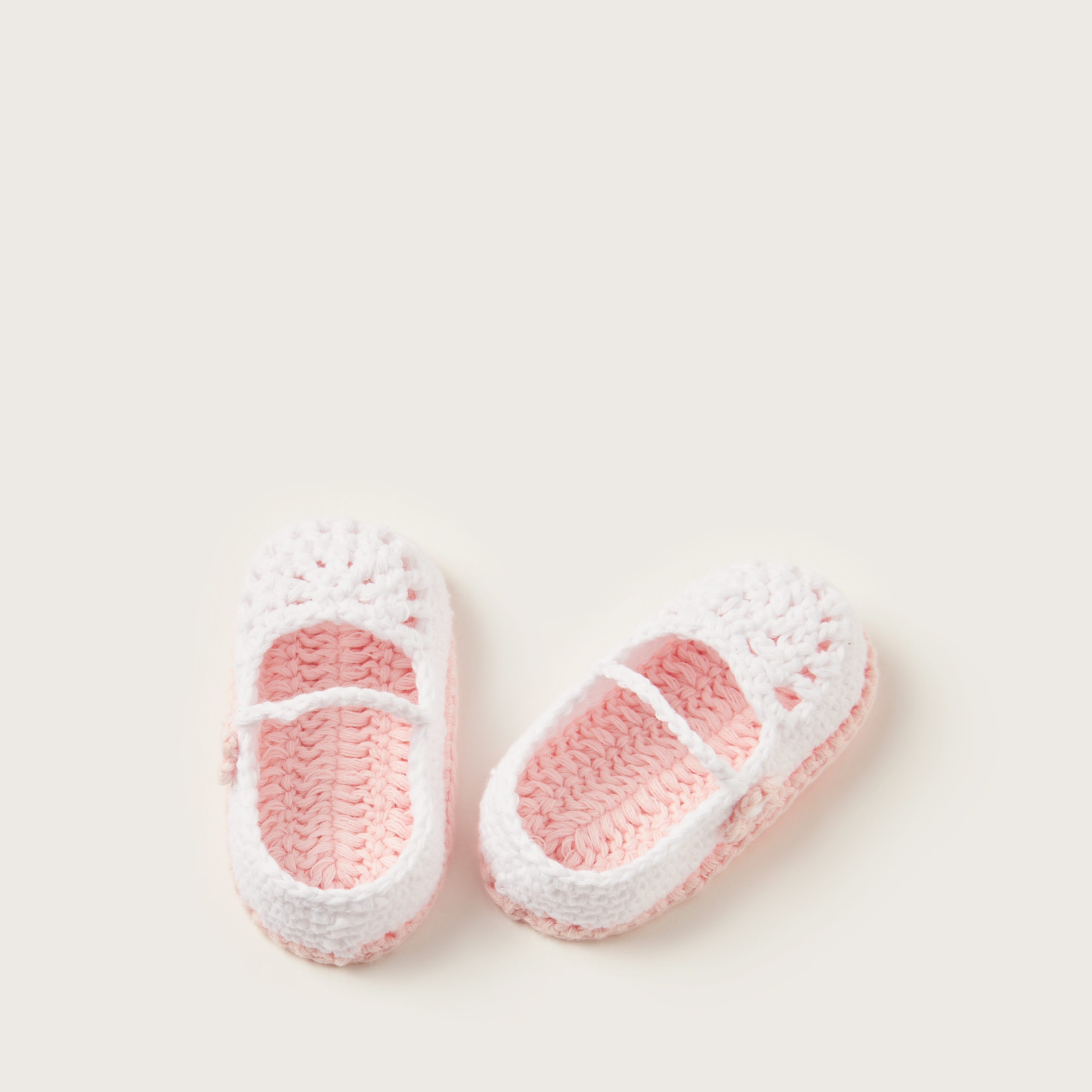 Giggles Textured Booties-baby-girls-shoes-booties-image-1