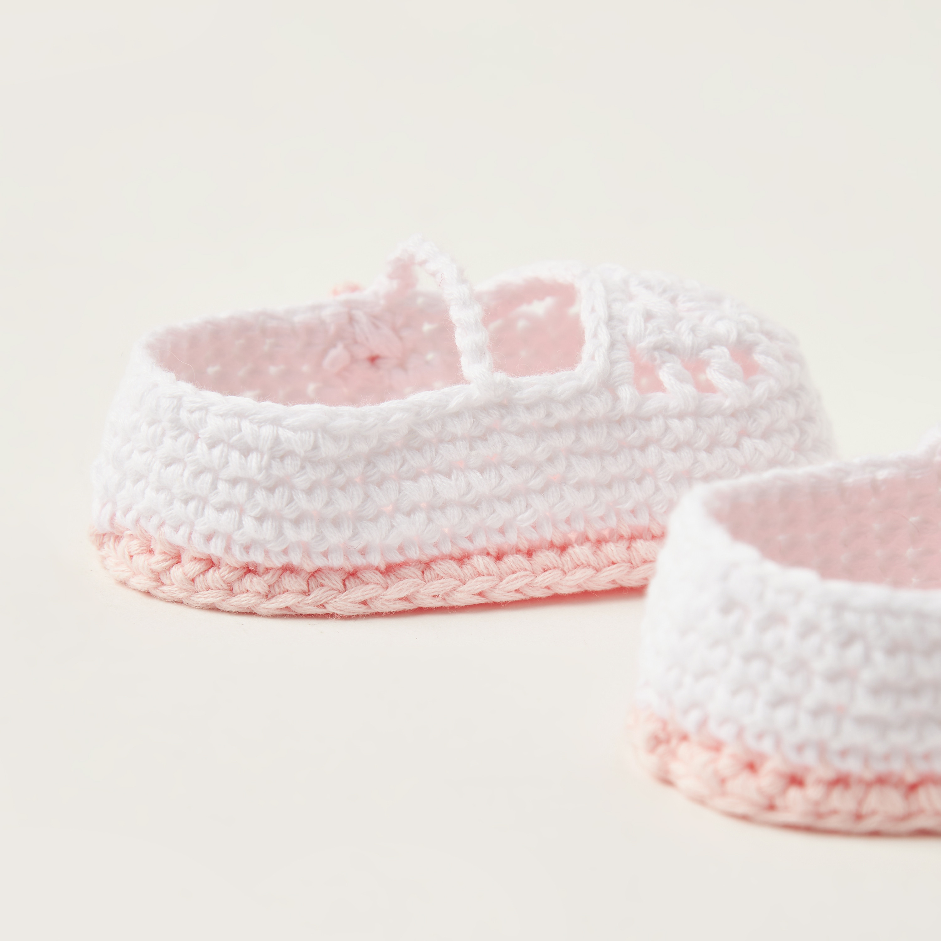 Giggles Textured Booties-baby-girls-shoes-booties-image-4