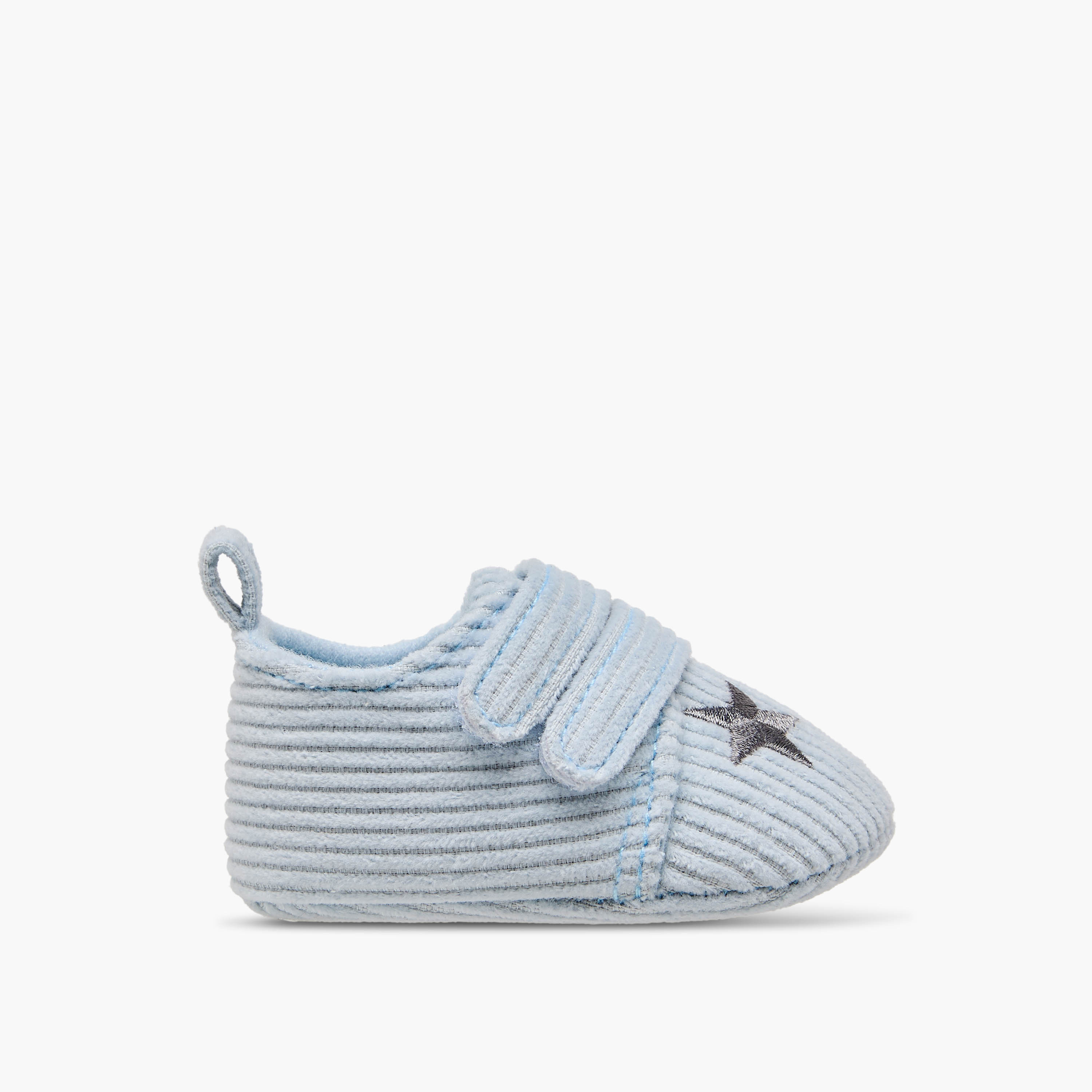 Juniors Booties with Star Embroidery-baby-boys-shoes-booties-image-3