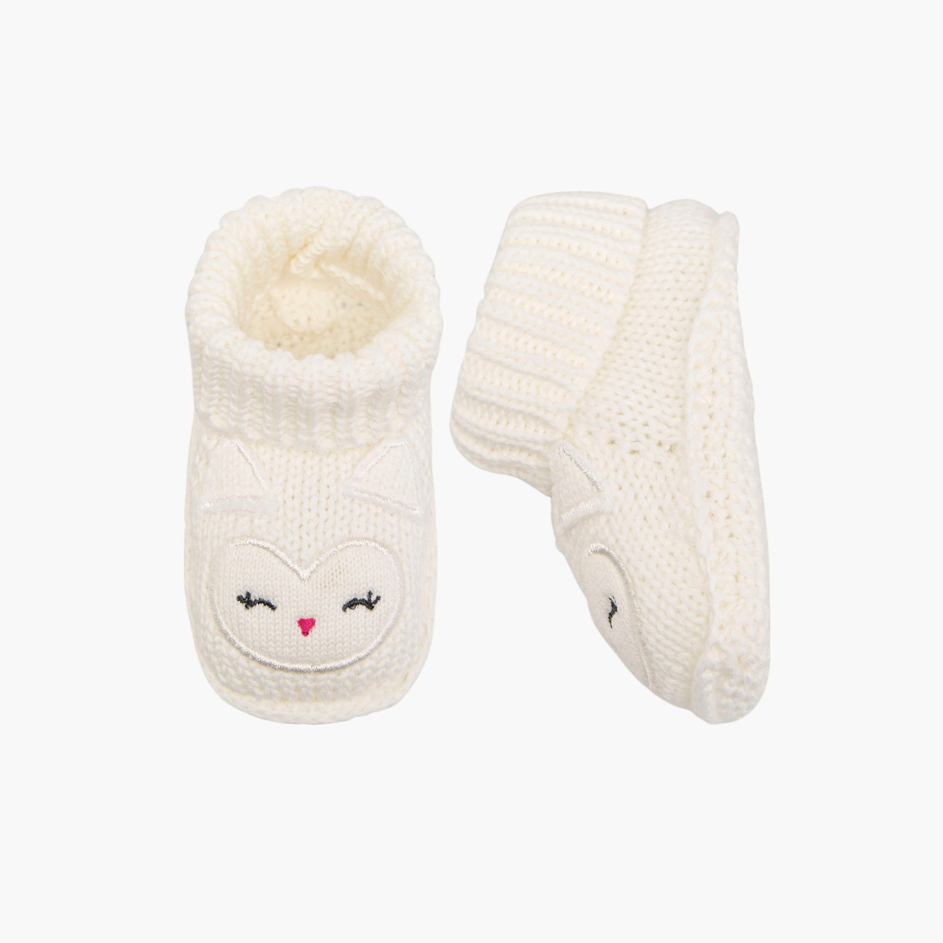 بوت كورشيه بزخارف أذن من جيجلز-baby-girls-shoes-booties-image-5