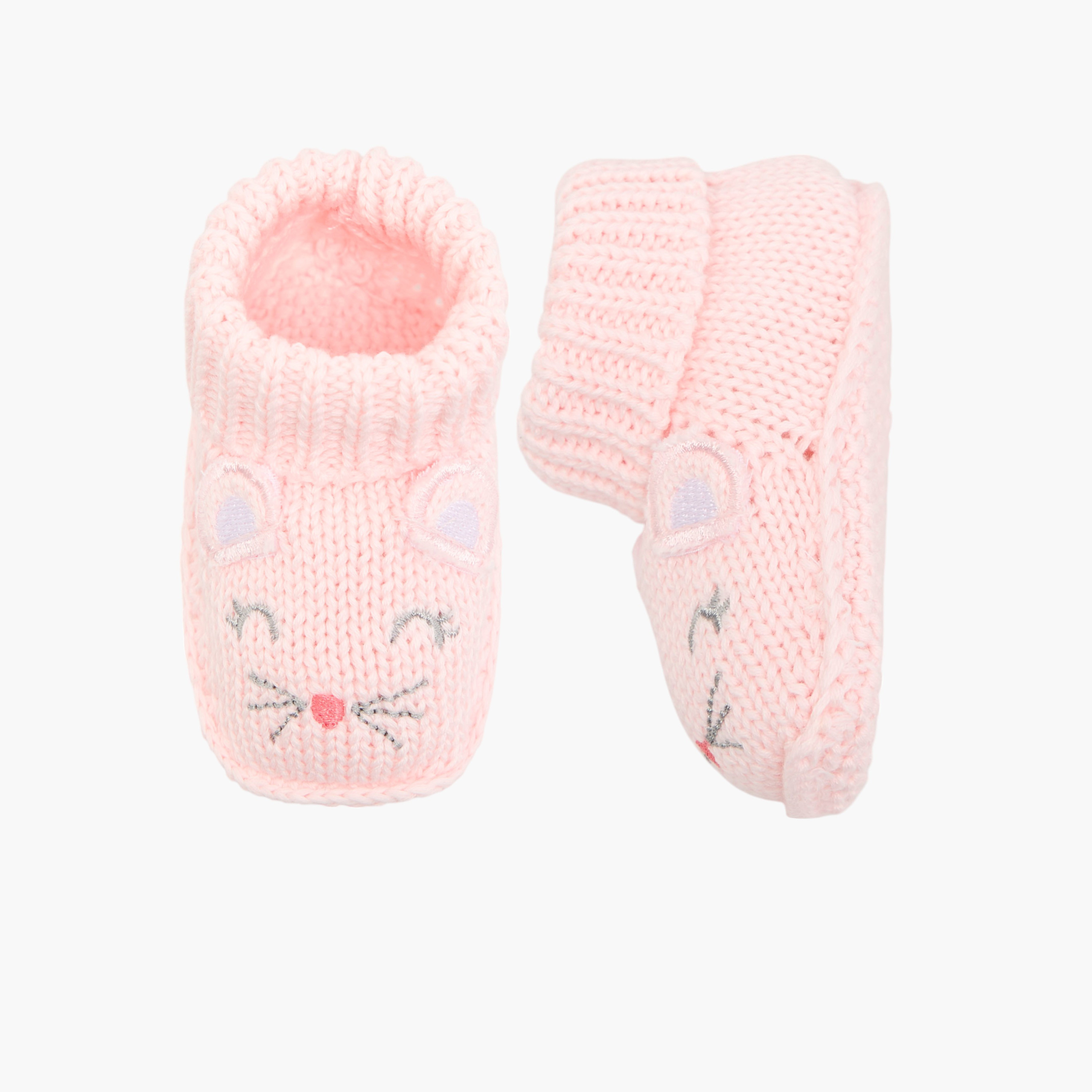 بوت كورشيه بزخارف أذن قطة من جيجلز-baby-girls-shoes-booties-image-5