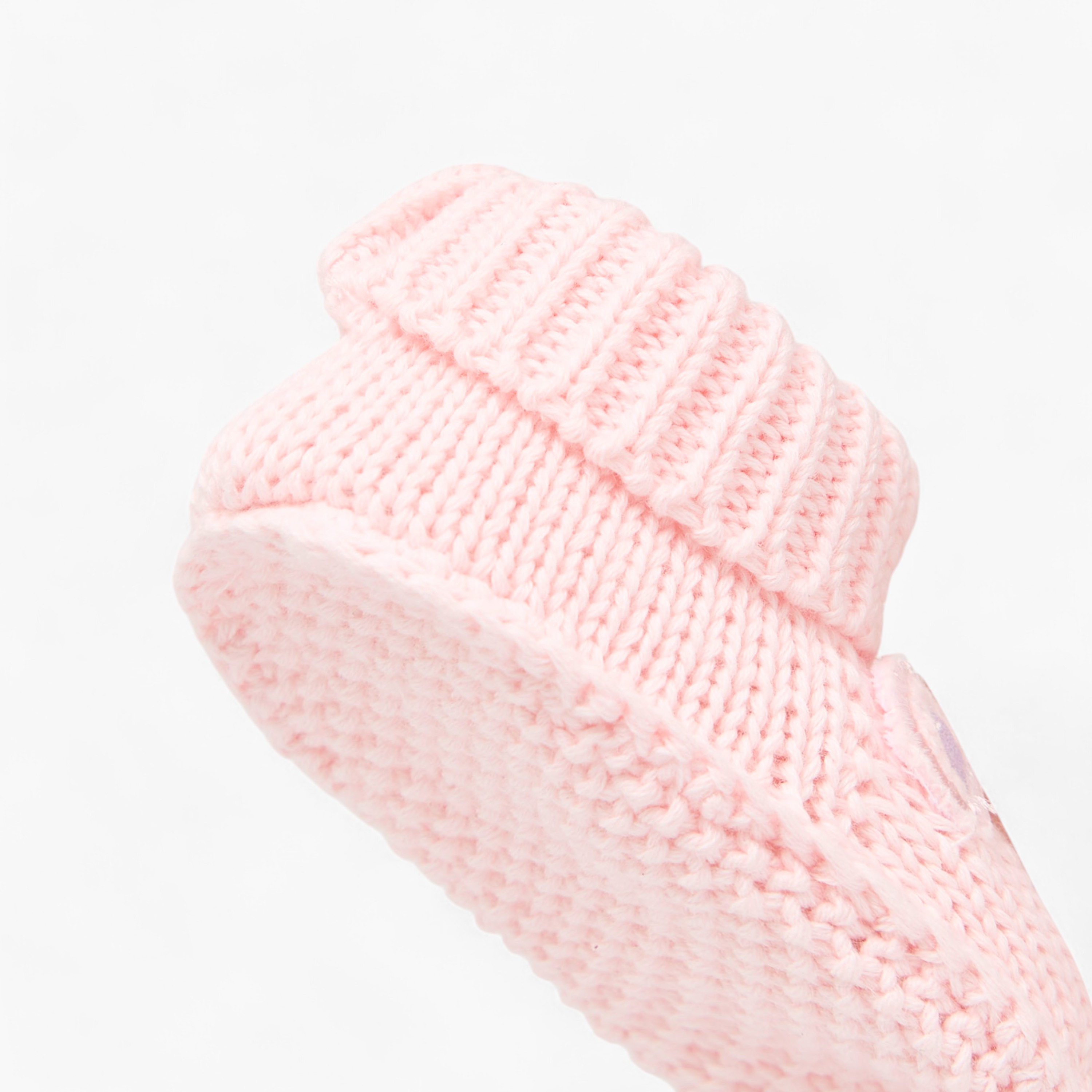 بوت كورشيه بزخارف أذن قطة من جيجلز-baby-girls-shoes-booties-image-1