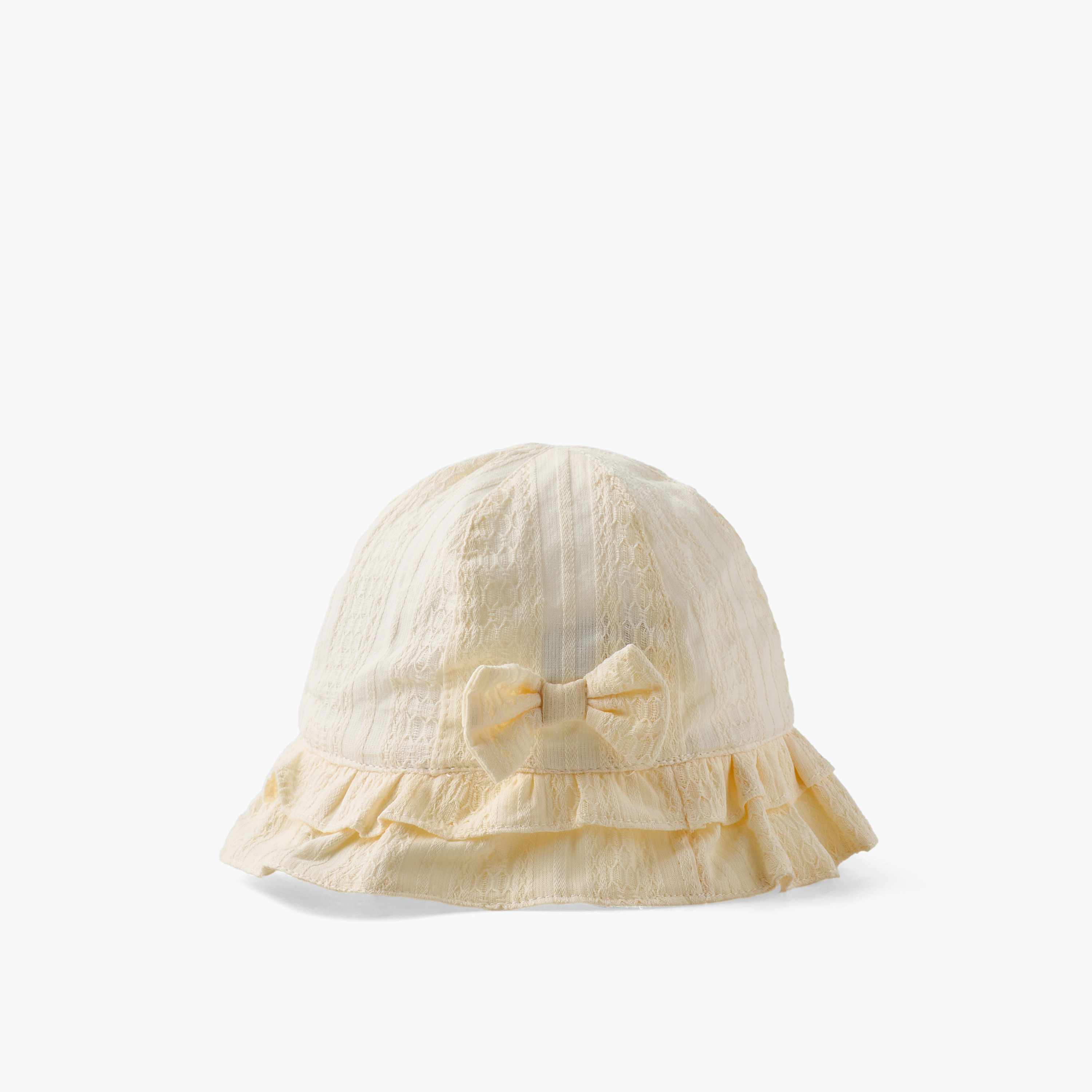 Juniors Bucket Hat with Bow-baby-girls-accessories-caps-image-1