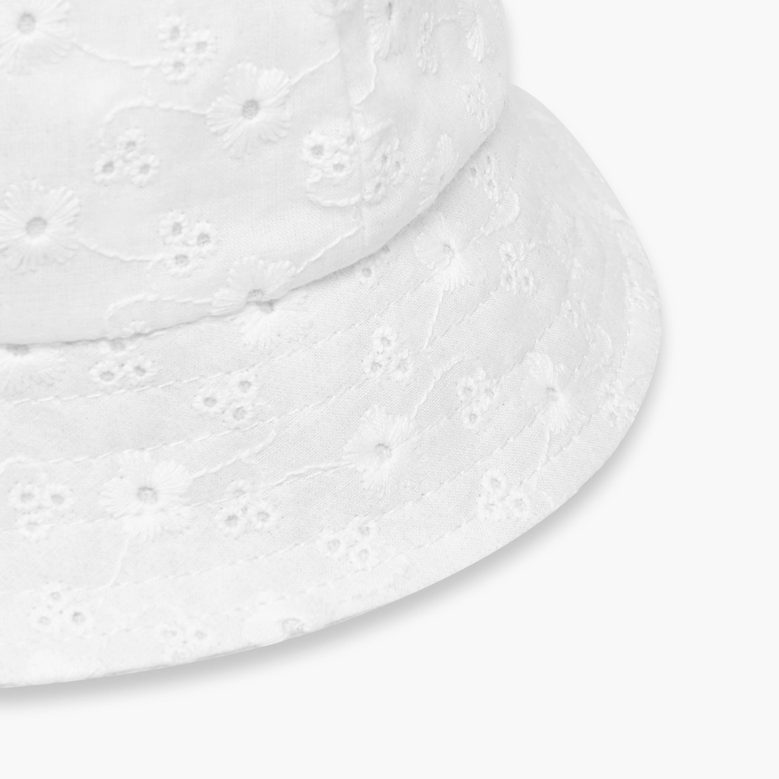 Juniors Bucket Hat with Embroidery-baby-girls-accessories-caps-image-3