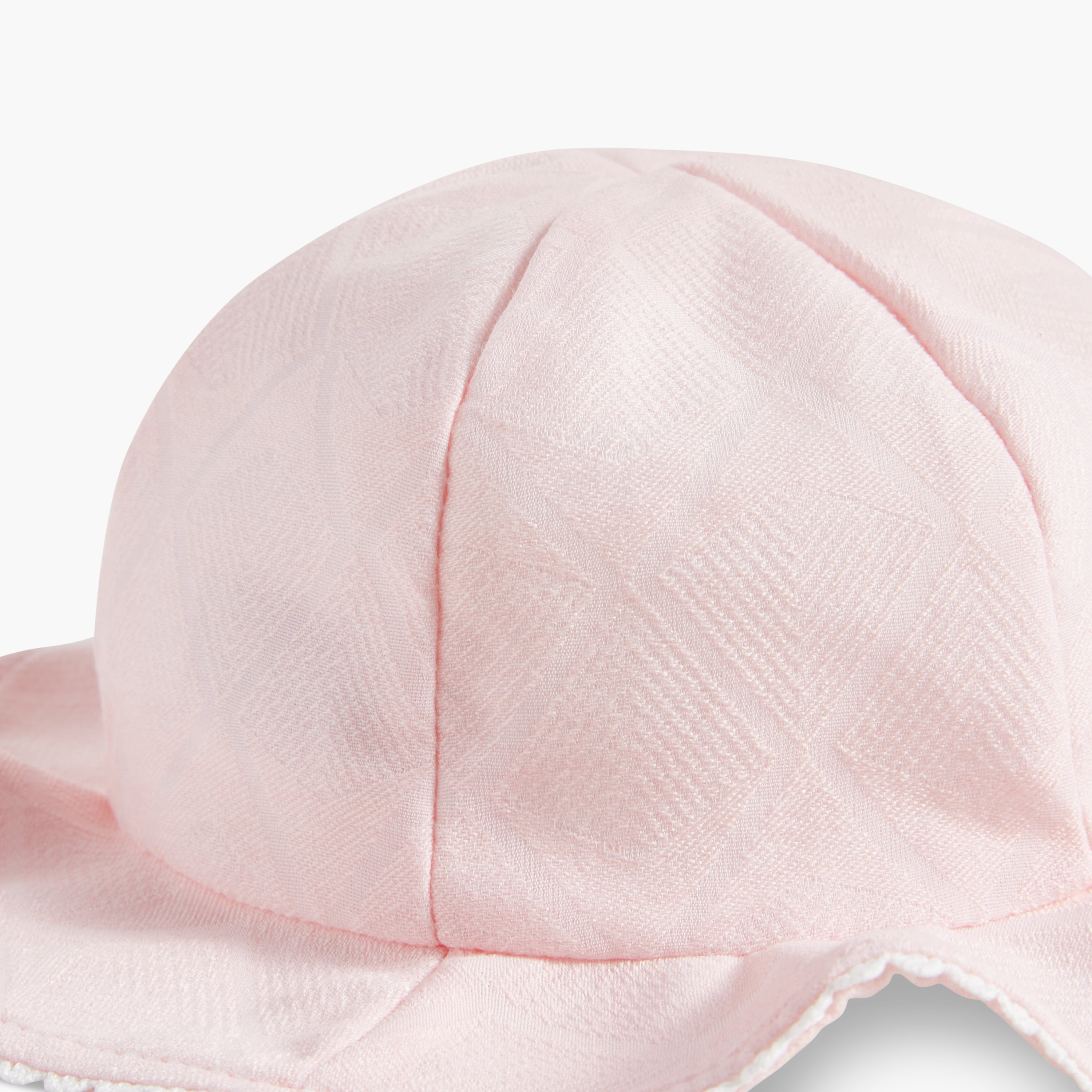 Juniors Girls Bucket Hat with Heart Accent - Cotton-baby-girls-accessories-caps-image-6