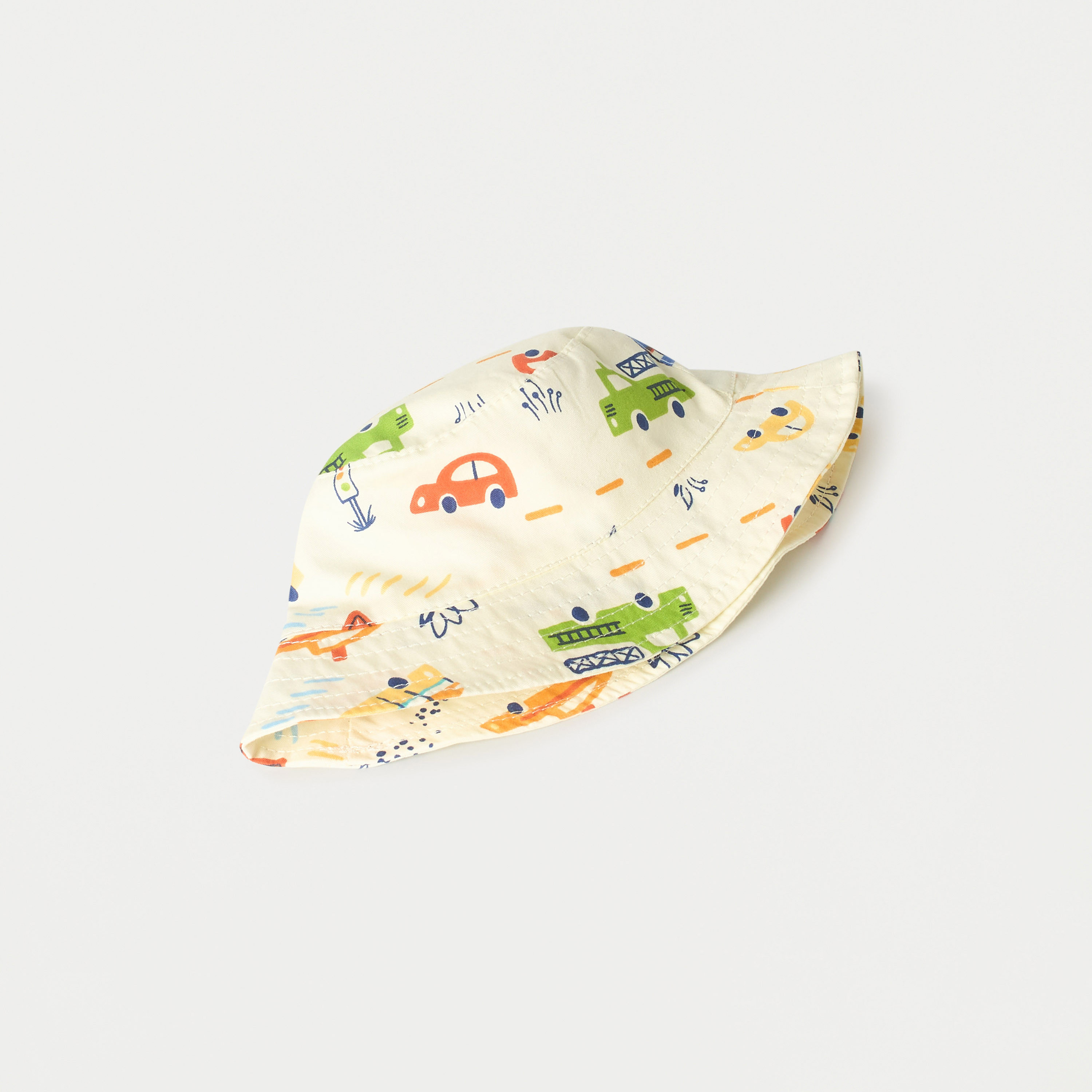 Juniors Car Print Bucket Hat-baby-boys-accessories-caps-image-4