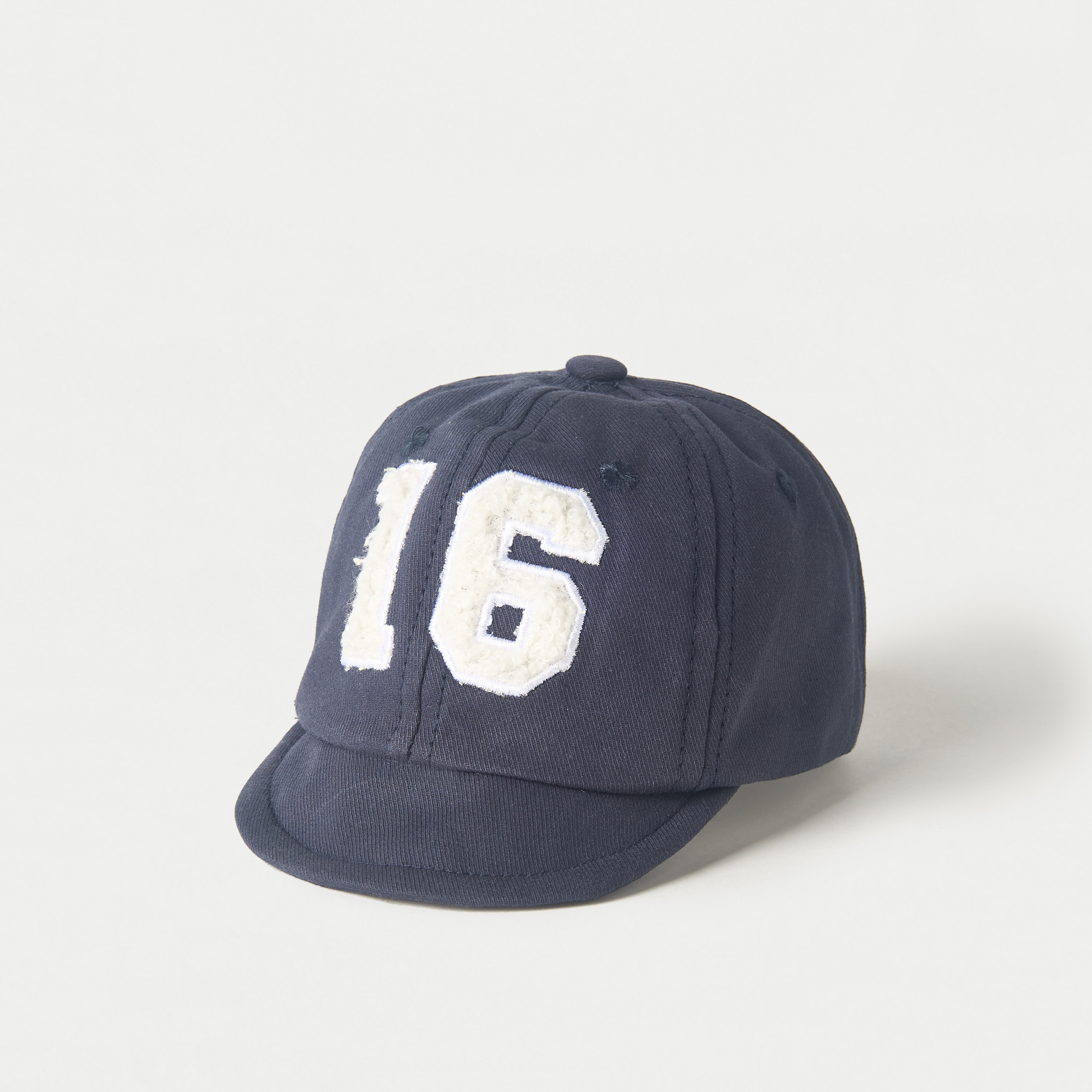 Juniors Embroidered Cap with Hook and Loop Closure-baby-boys-accessories-caps-image-1
