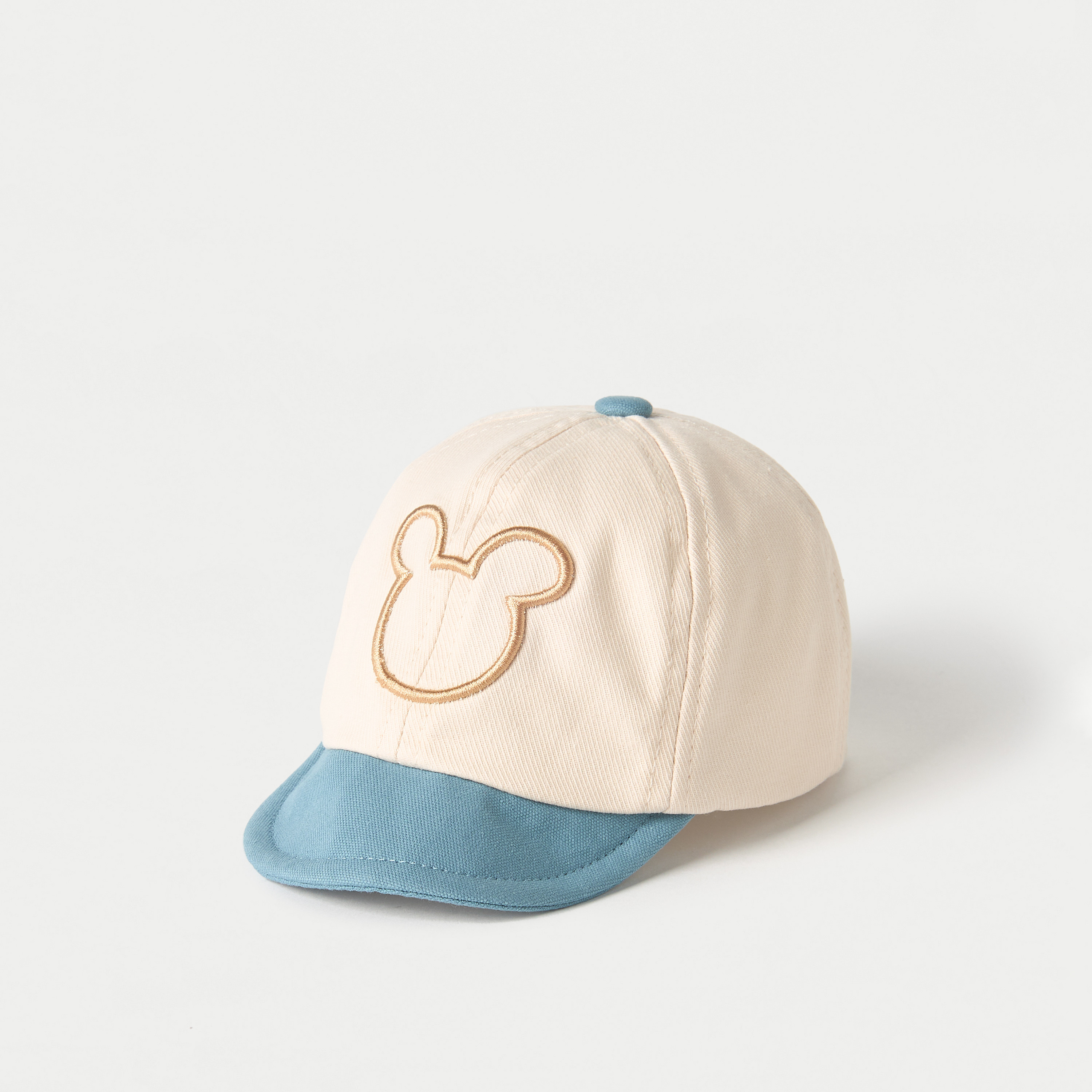 Juniors Embroidered Cap with Hook and Loop Closure-baby-boys-accessories-caps-image-1