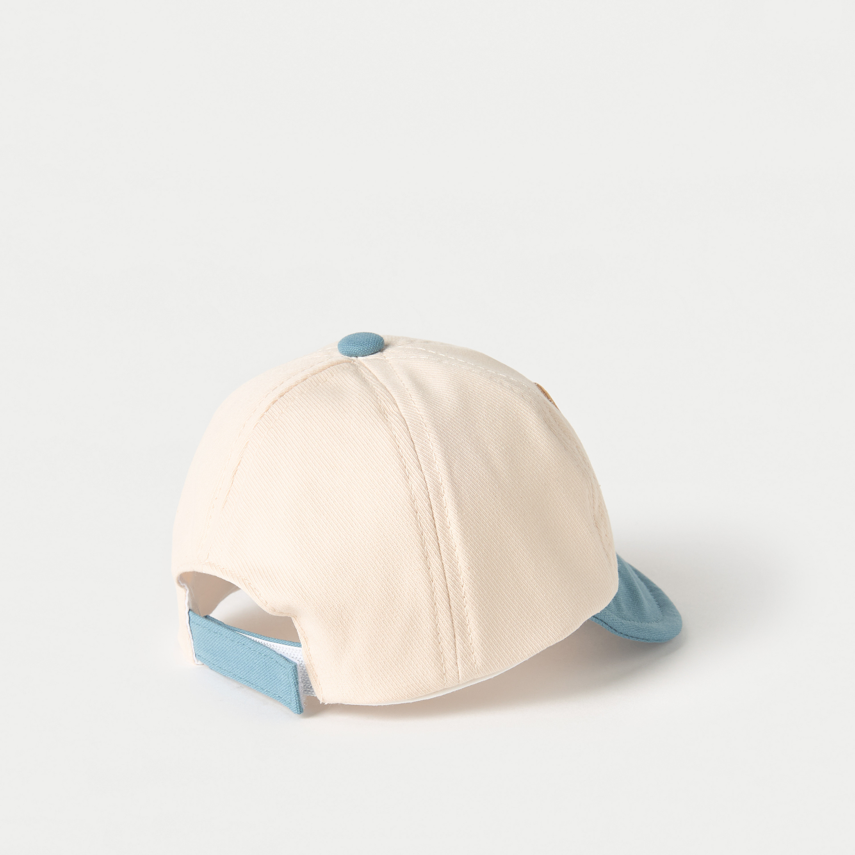 Juniors Embroidered Cap with Hook and Loop Closure-baby-boys-accessories-caps-image-3