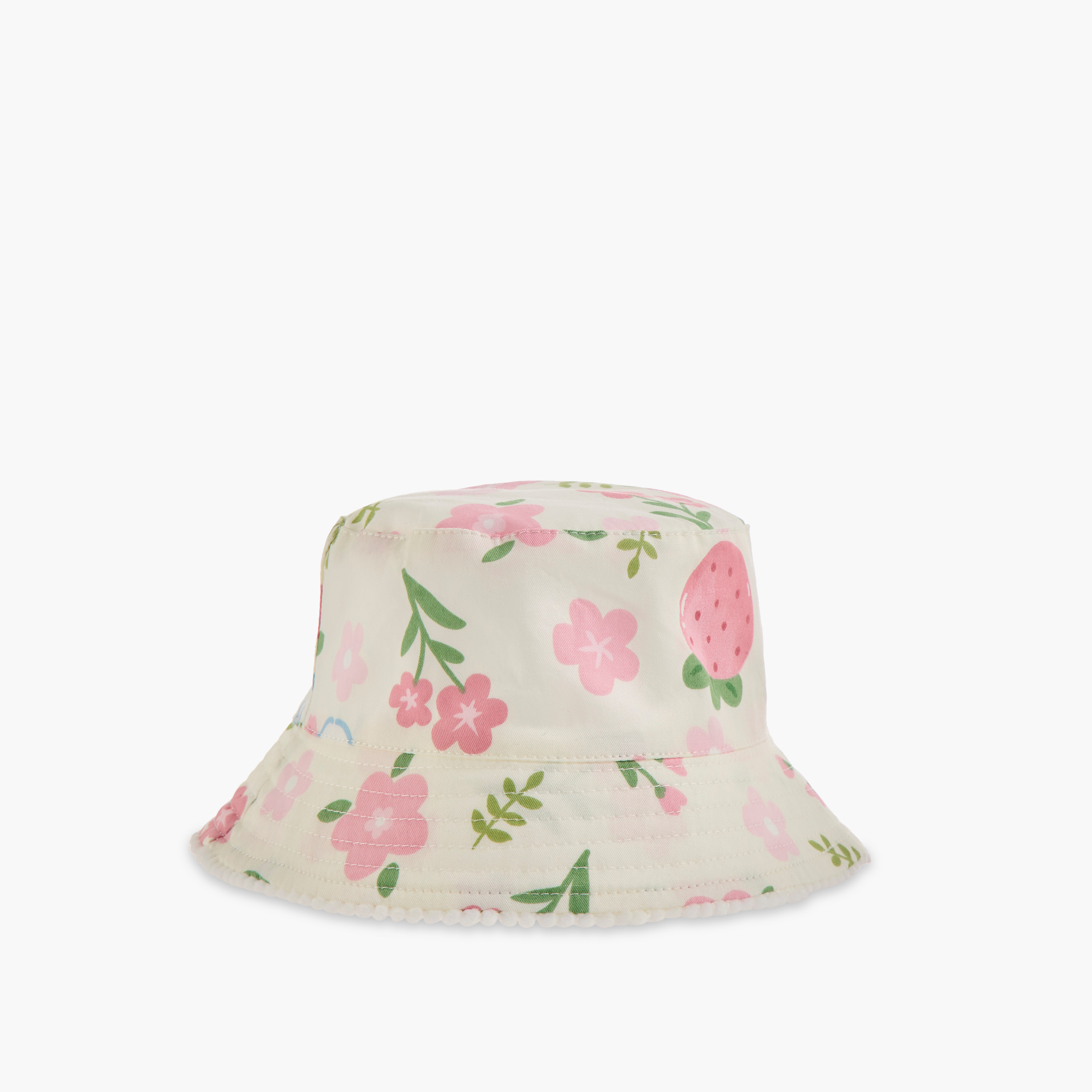 Juniors Floral Print Bucket Hat-baby-boys-accessories-caps-image-2