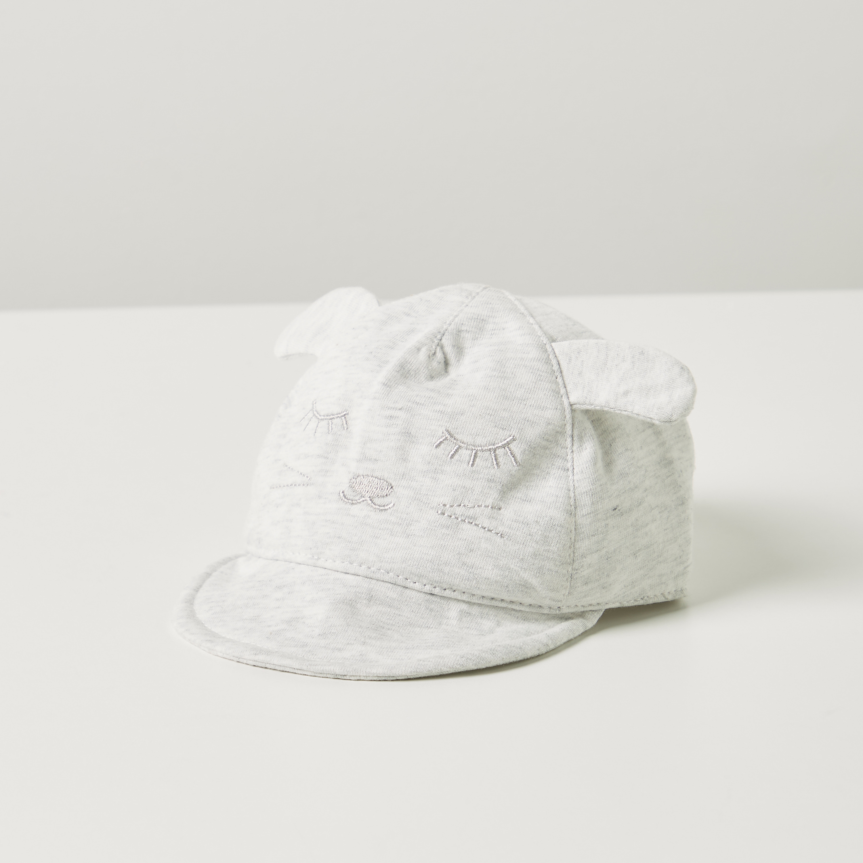 Juniors Cat Ear Applique Cap-baby-boys-accessories-caps-image-1