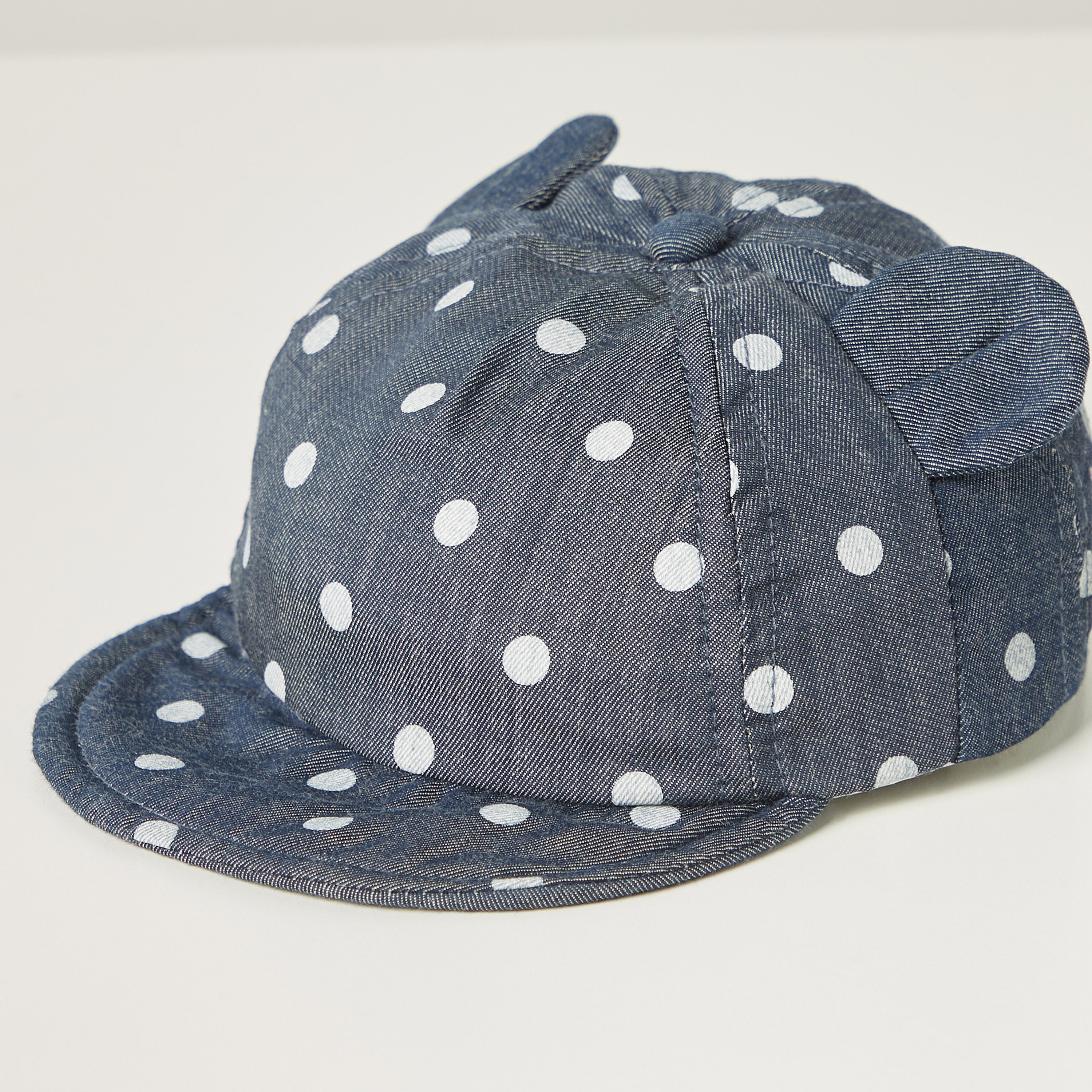 كاب بشريط إغلاق لاصق وطبعات منقطة من جونيورز-baby-girls-accessories-caps-image-2