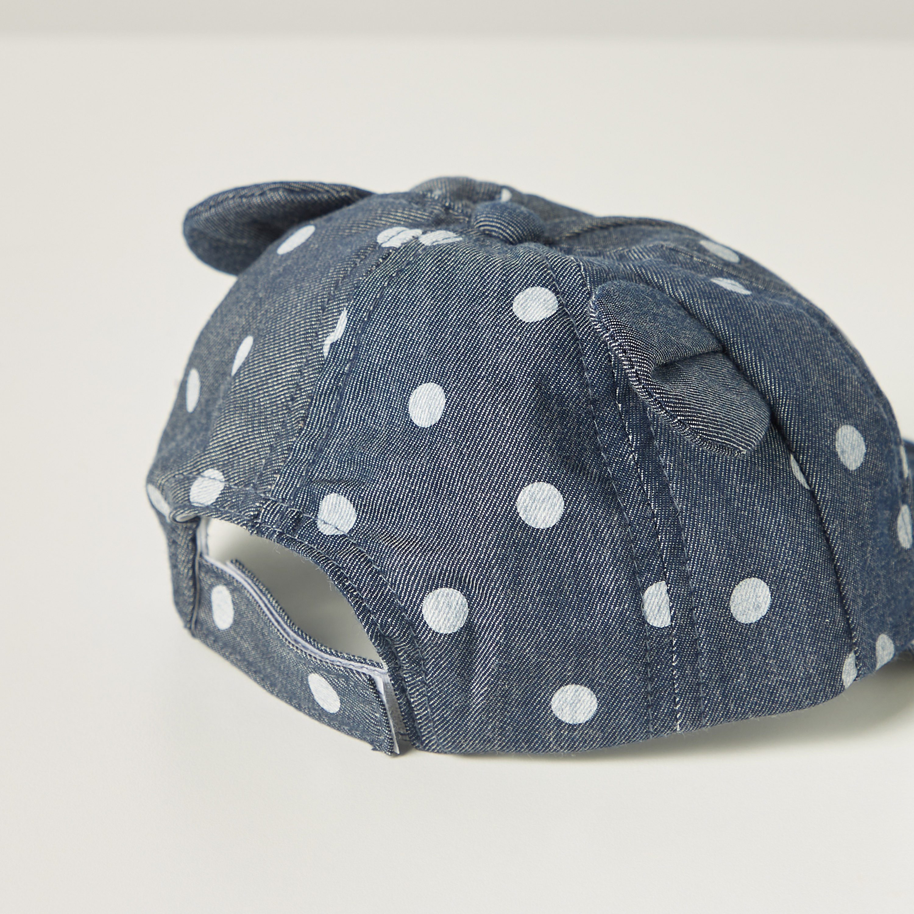 كاب بشريط إغلاق لاصق وطبعات منقطة من جونيورز-baby-girls-accessories-caps-image-4