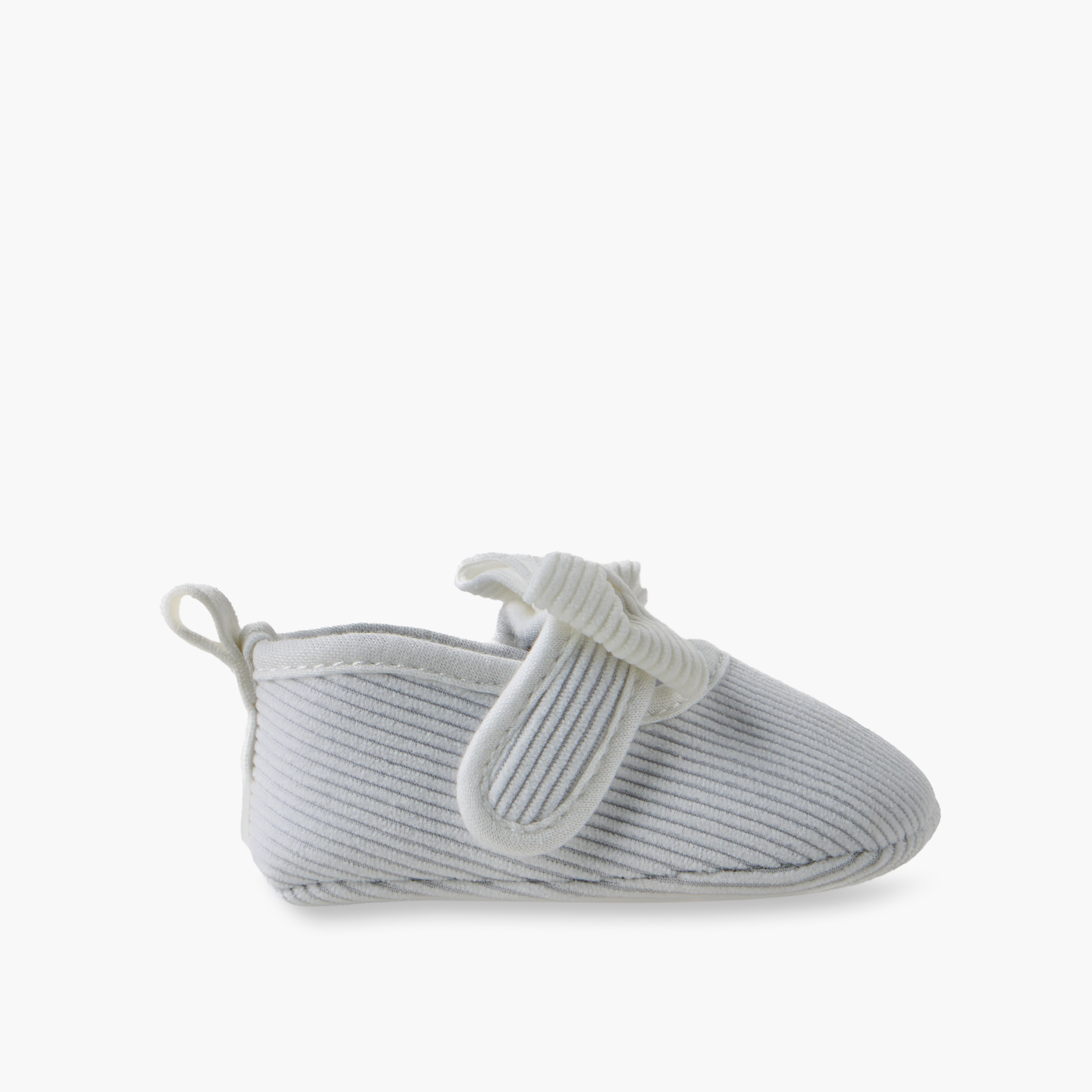 Juniors Booties with Hook and Loop Closure-baby-girls-shoes-booties-image-3