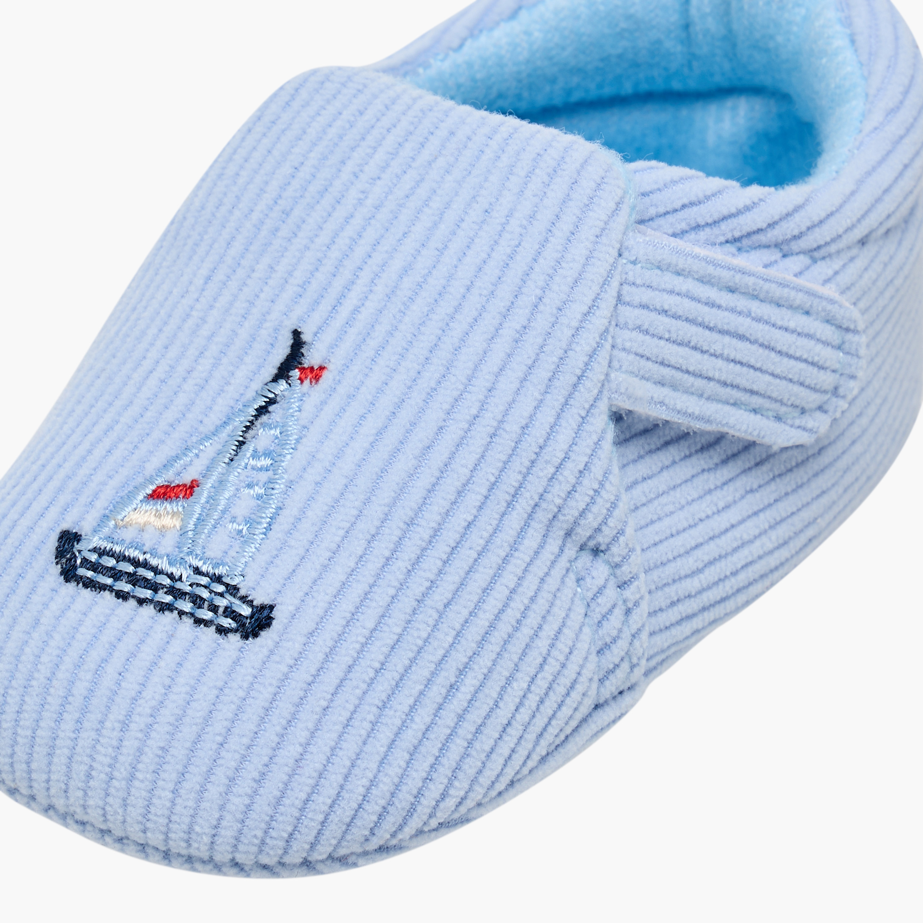 Juniors Ship Embroidered Corduroy Booties with Hook and Loop Closure-promo_babyshop_Buy3for10_UAE230426-image-4