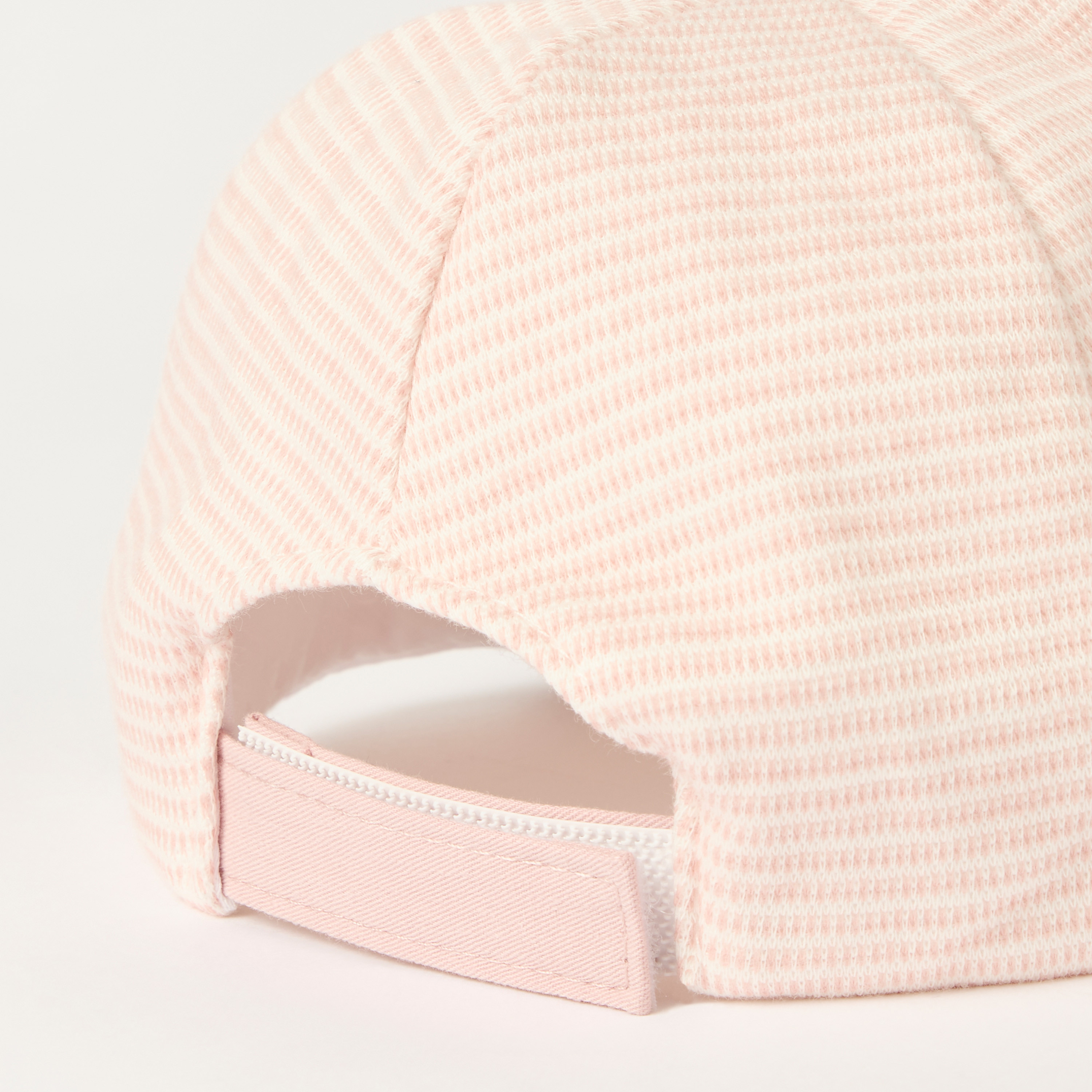 Juniors Teddy Embossed Cap with Ear Applique and Hook and Loop Strap-baby-girls-accessories-caps-image-4
