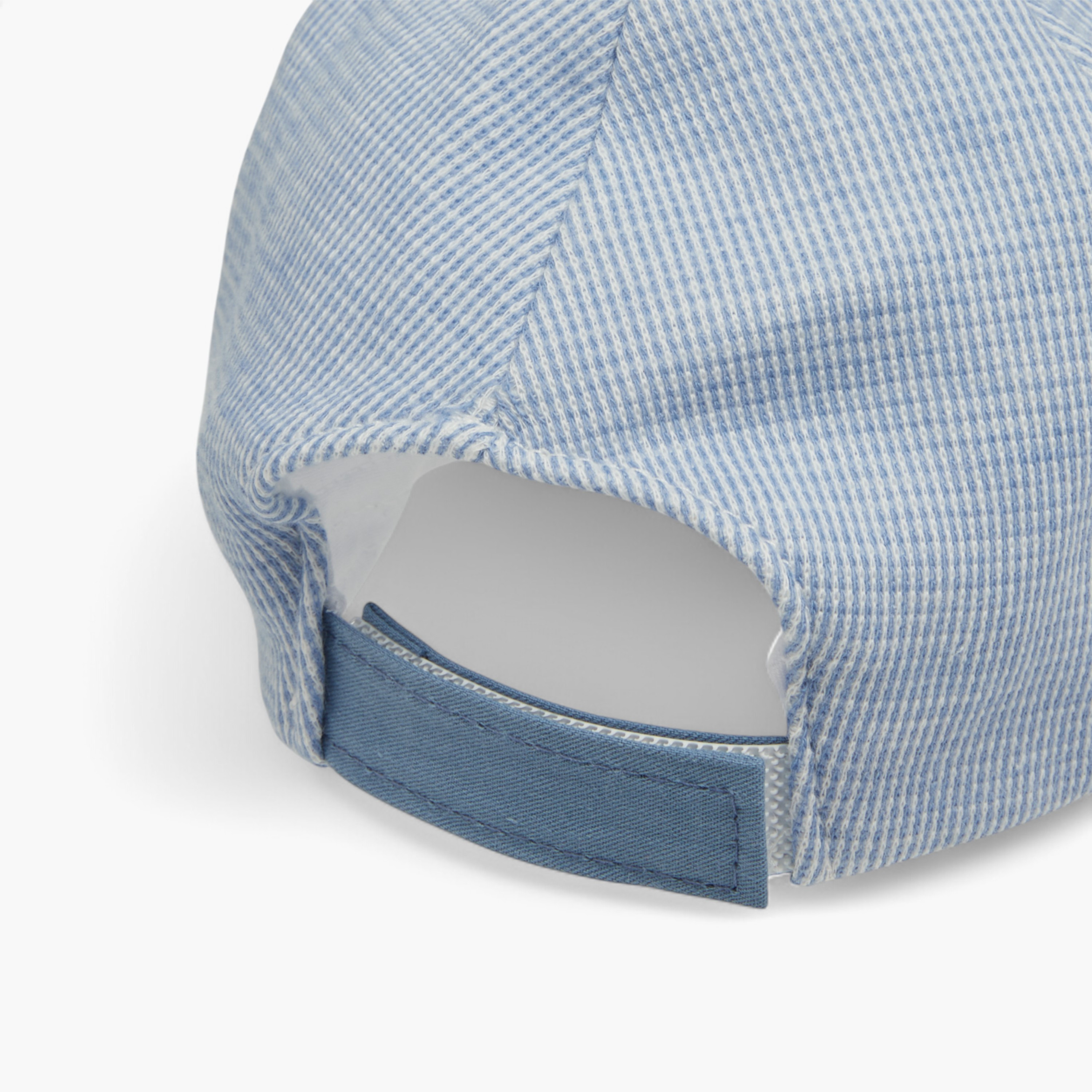 Juniors Bear Applique Cap with Hook and Loop Strap Closure-baby-boys-accessories-caps-image-6