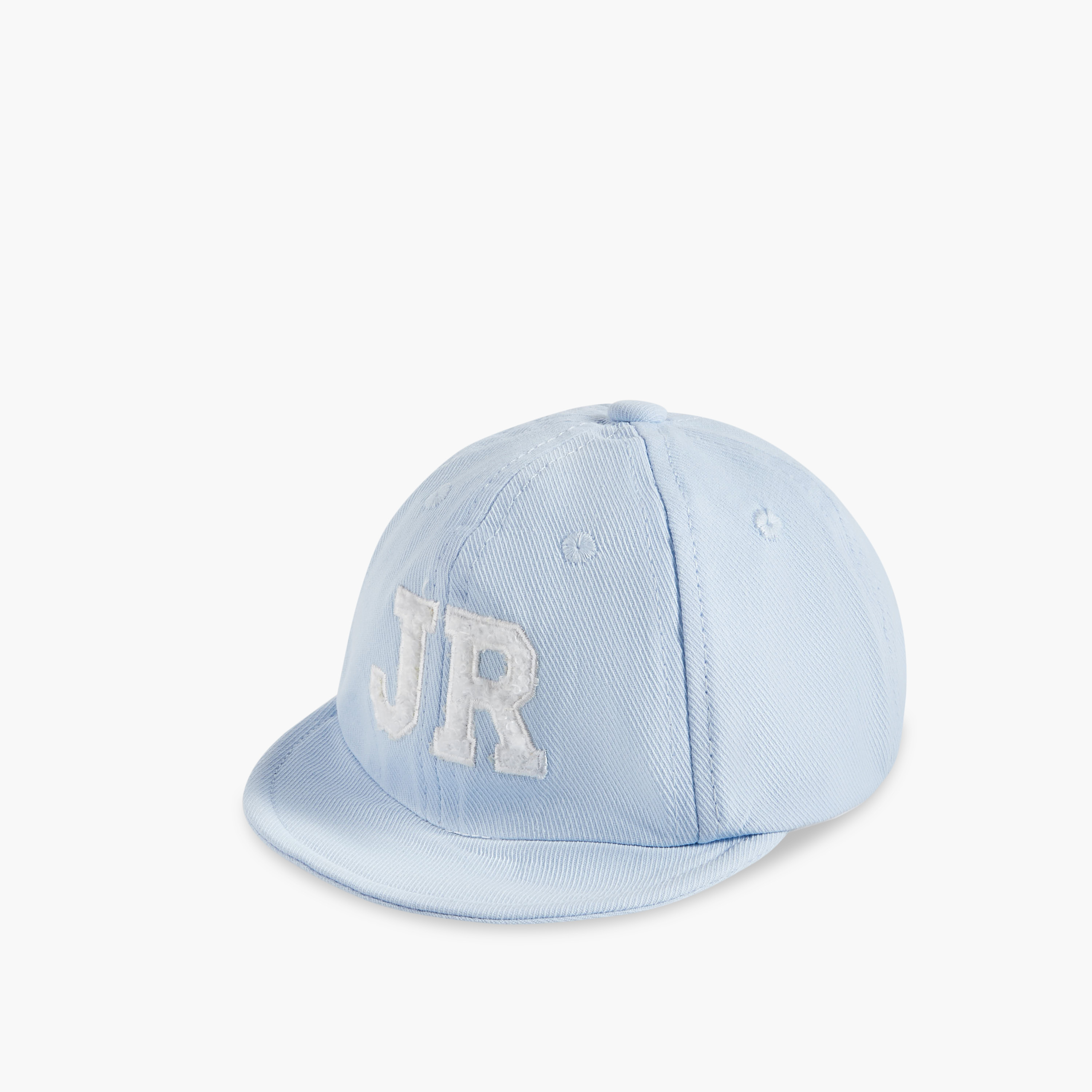 Juniors Embroidered Cap with Hook and Loop Strap Closure-baby-boys-accessories-caps-image-2